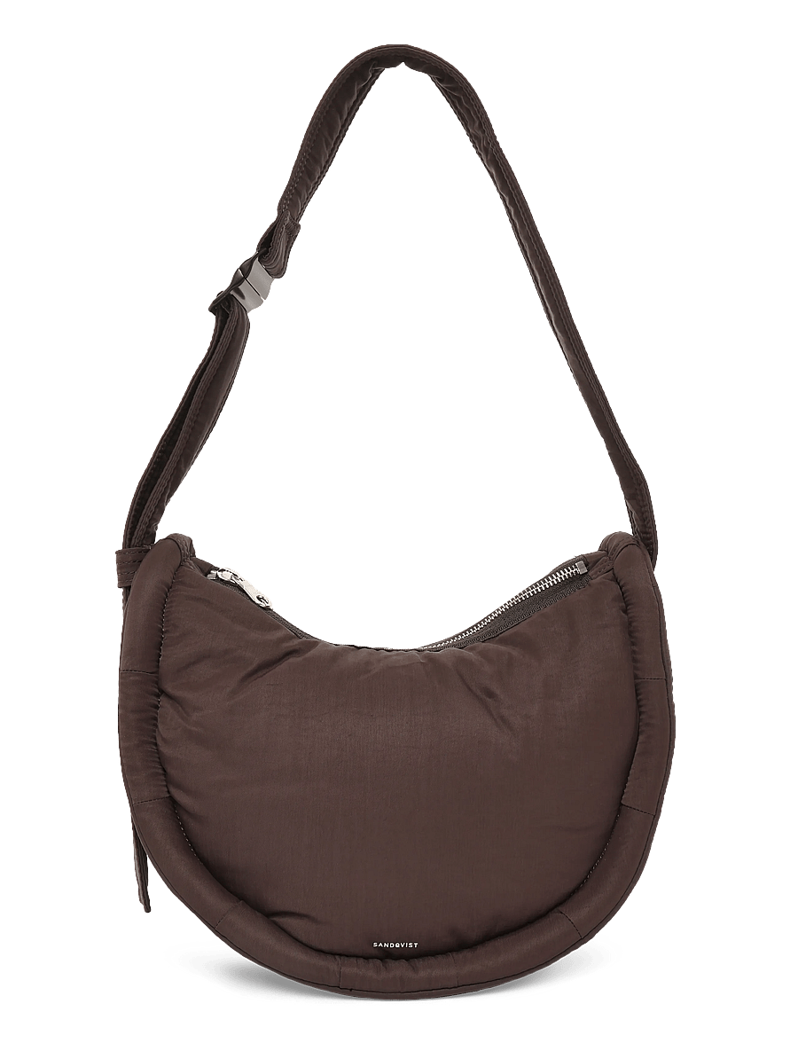 SANDQVIST - CURVE Half Moon Bag Mini - alltags-style - dark brown - 0