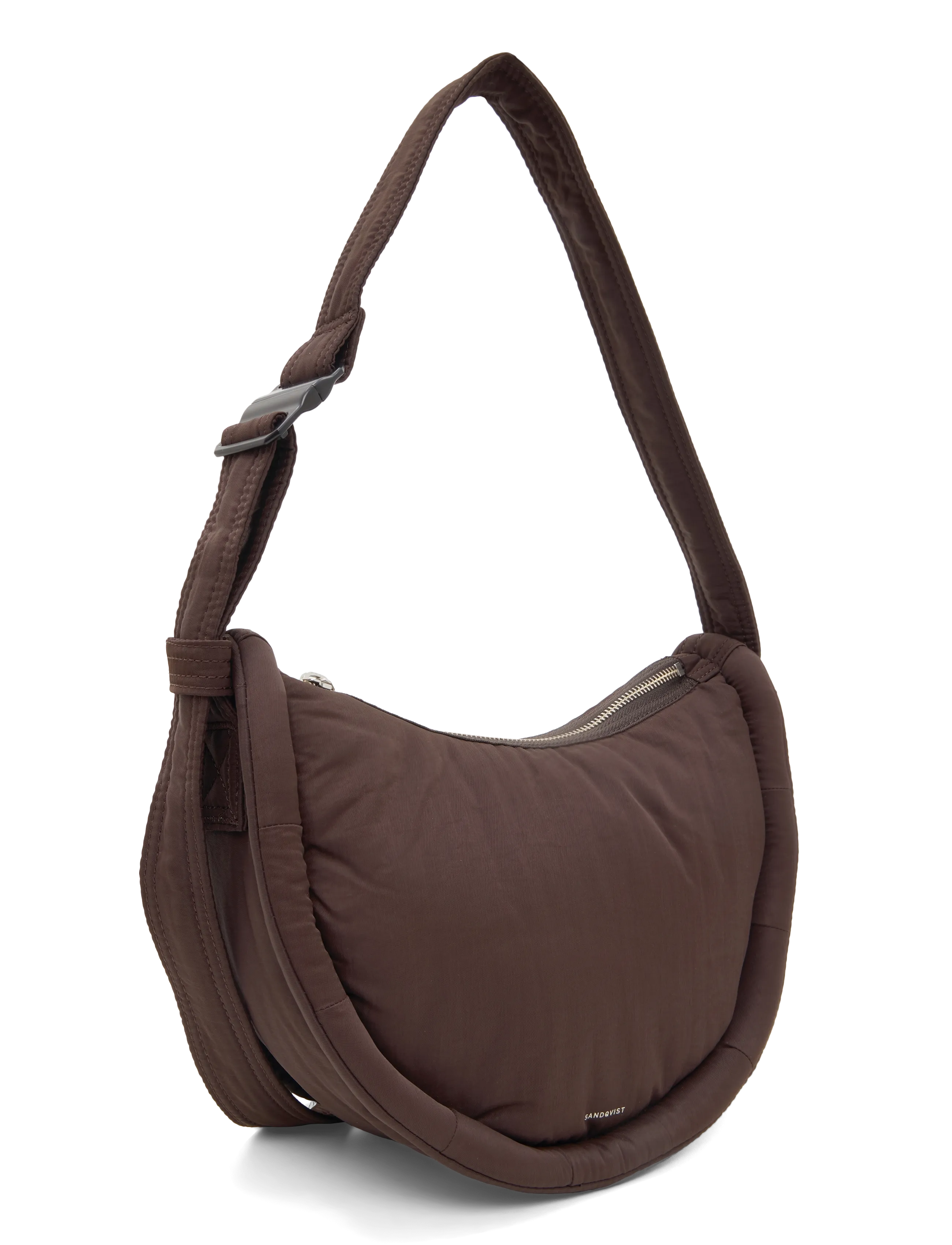 SANDQVIST - CURVE Half Moon Bag Mini - dark brown - 2
