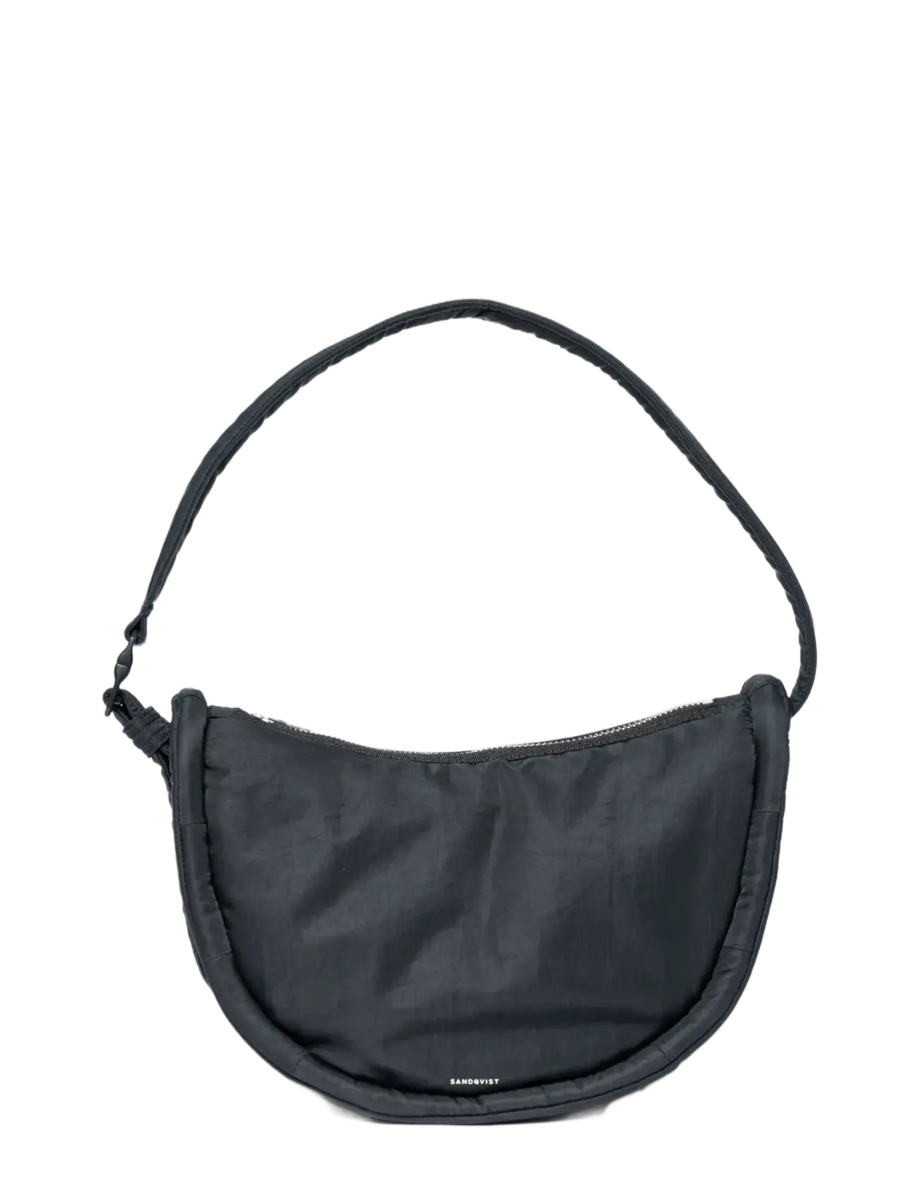 SANDQVIST Curve Crossbody Round S, S, Black, Tasker > Tasker Med Tophåndtag, Dame