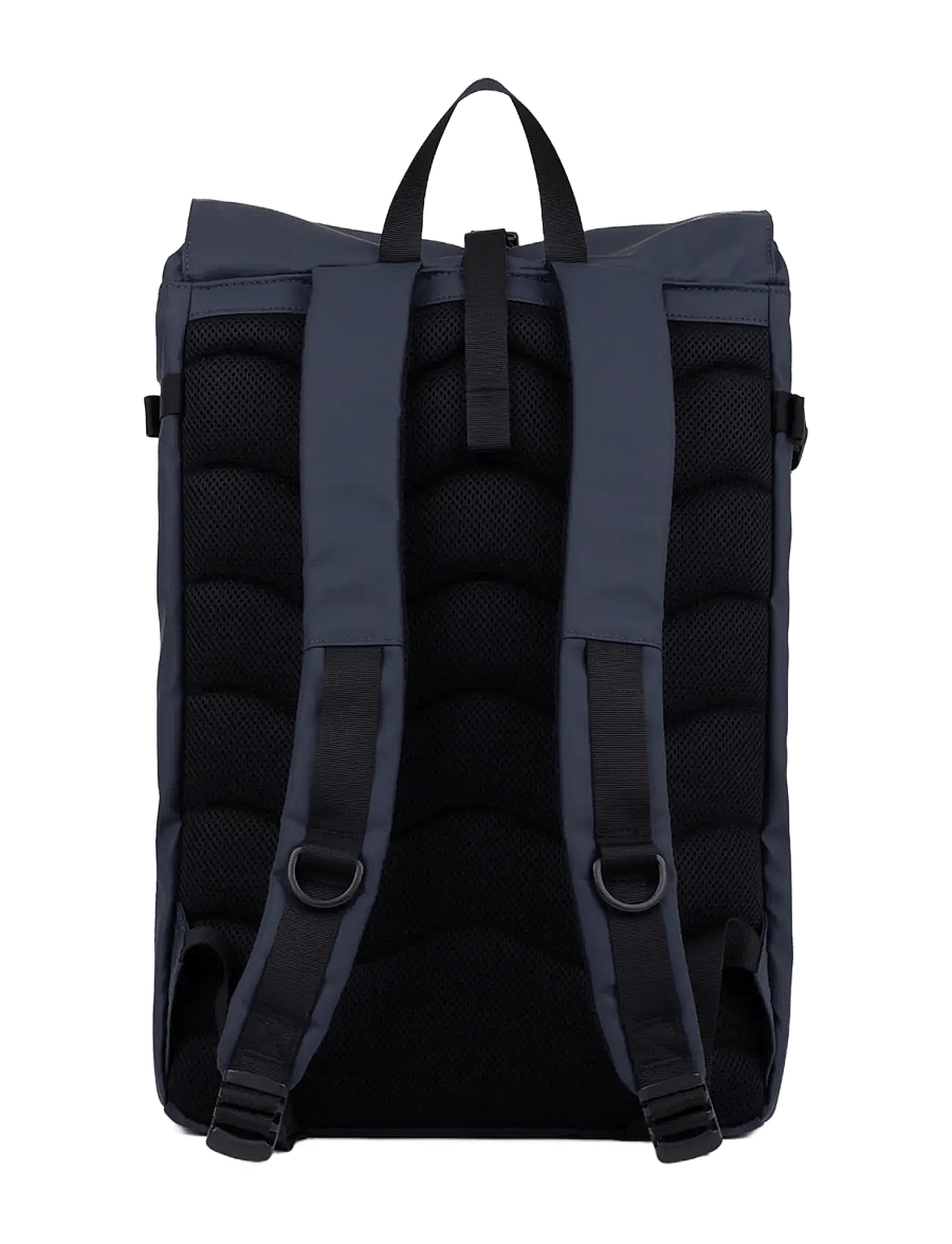 SANDQVIST - STREAM Slim Rolltop L - rolltop seljakotid - navy - 1