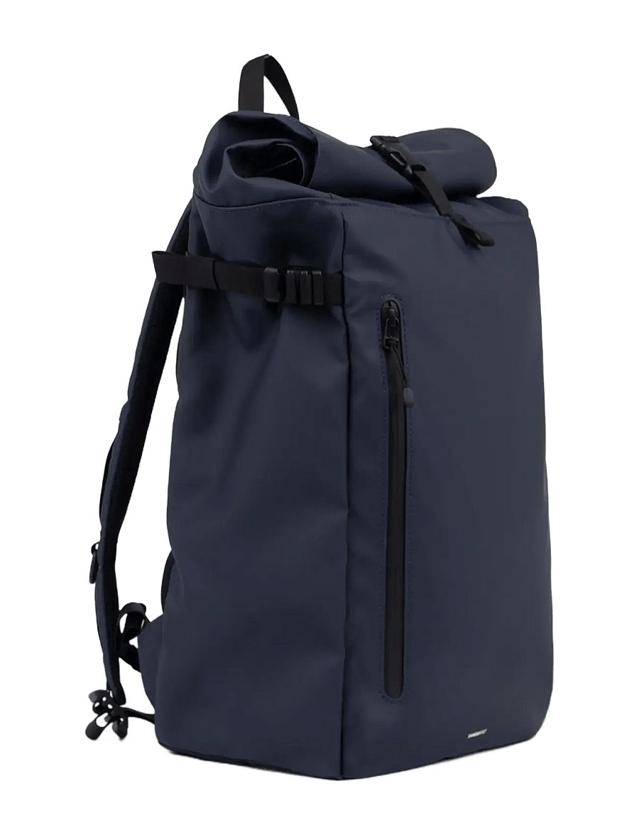 SANDQVIST - STREAM Slim Rolltop L - rolltop seljakotid - navy - 3