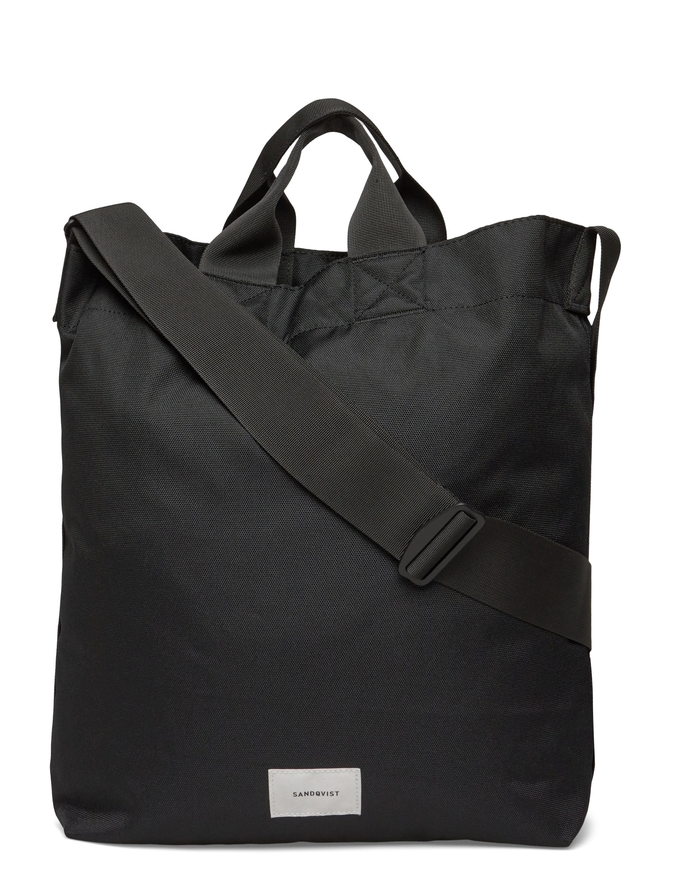 SANDQVIST GROUND Shopper Bag - Kotid ja seljakotid - BLACK / black