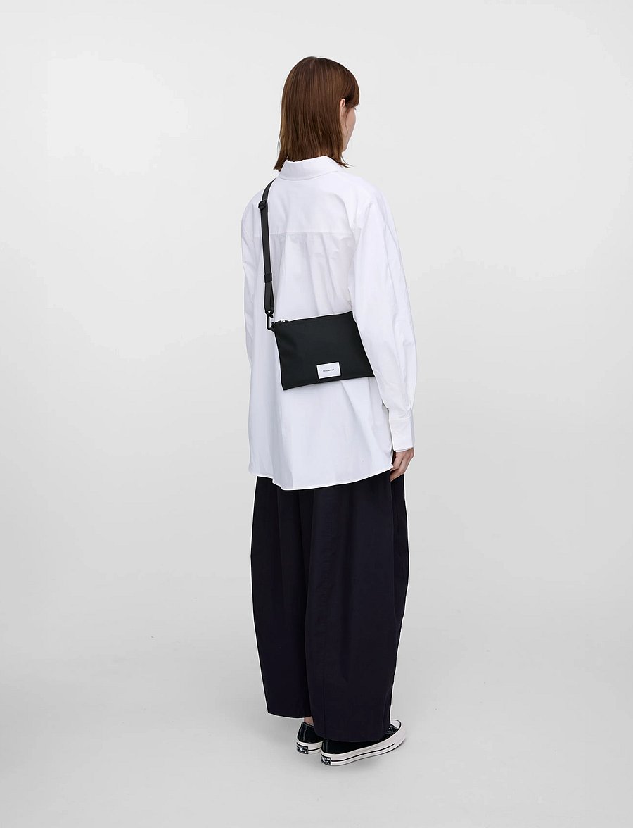 SANDQVIST - GROUND Sacoche Slim - hverdags stil - black - 0
