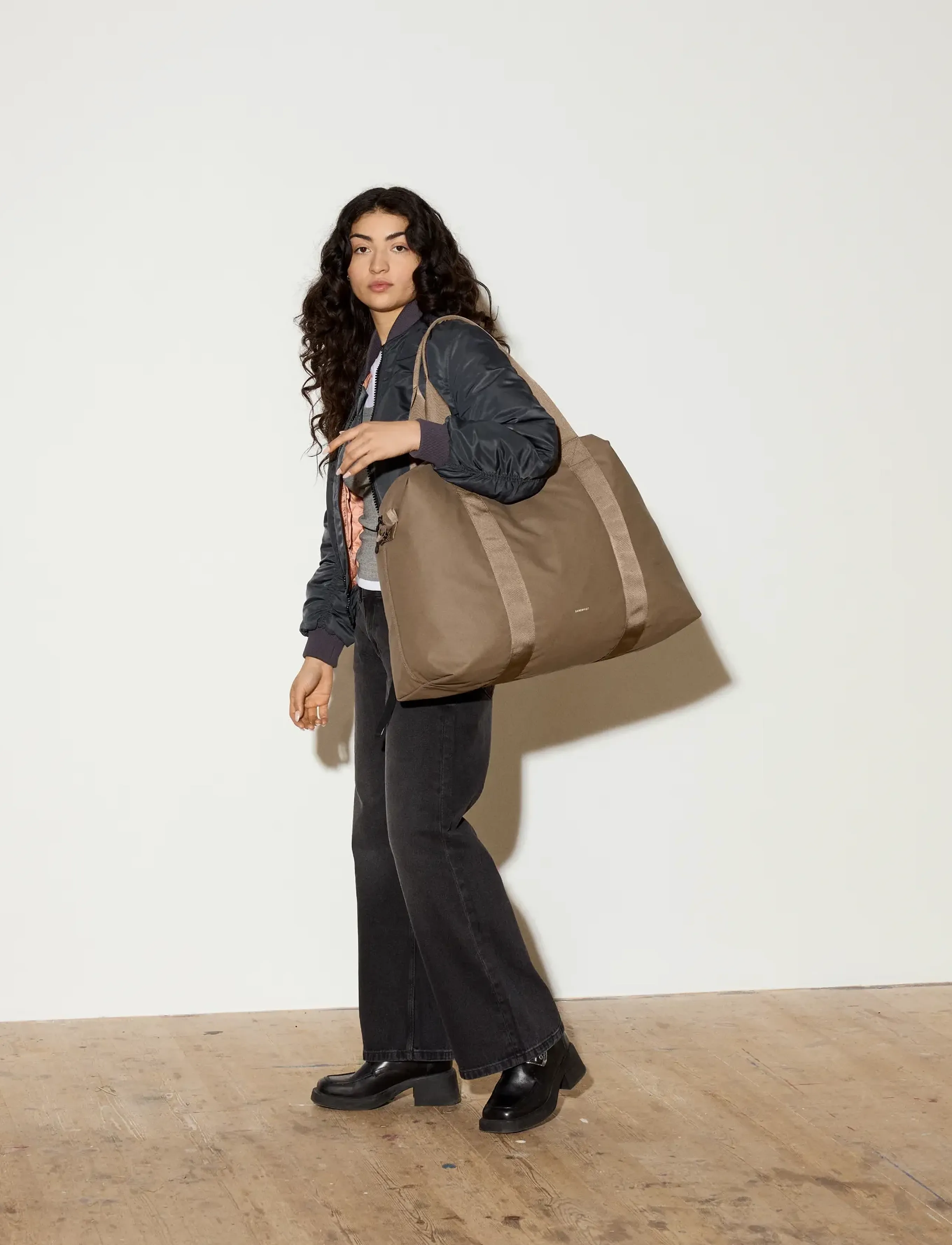 SANDQVIST STREAM Weekender Bag 49 L - Weekendtassen - CLAY / beige