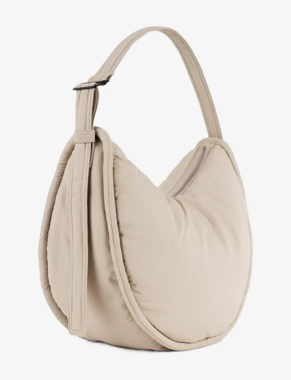 SANDQVIST - CURVE Crossbody Round L - erilised sündmused - beige - 2