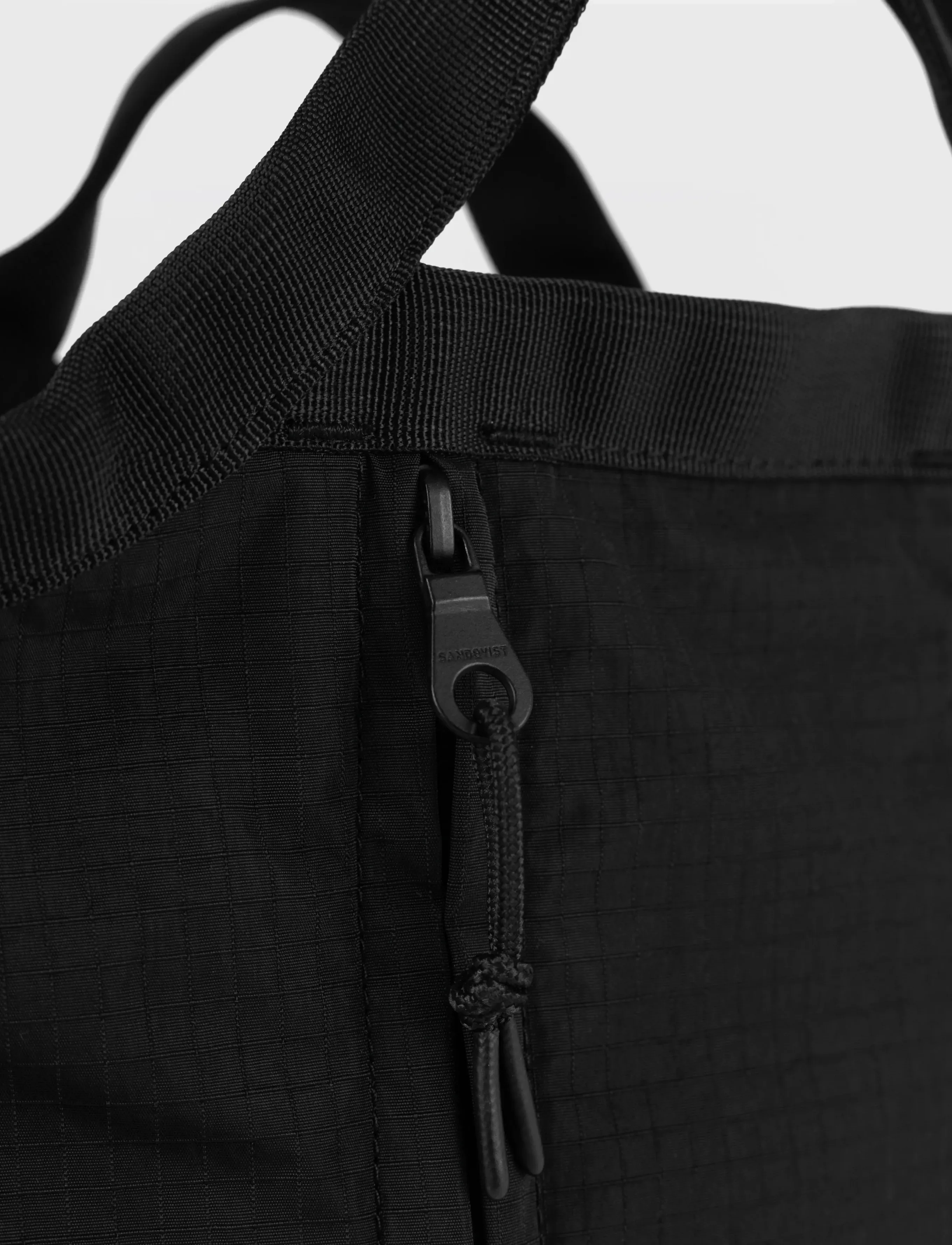 SANDQVIST - GRID Expandable Crossbody Bag - laptopväskor - black - 5