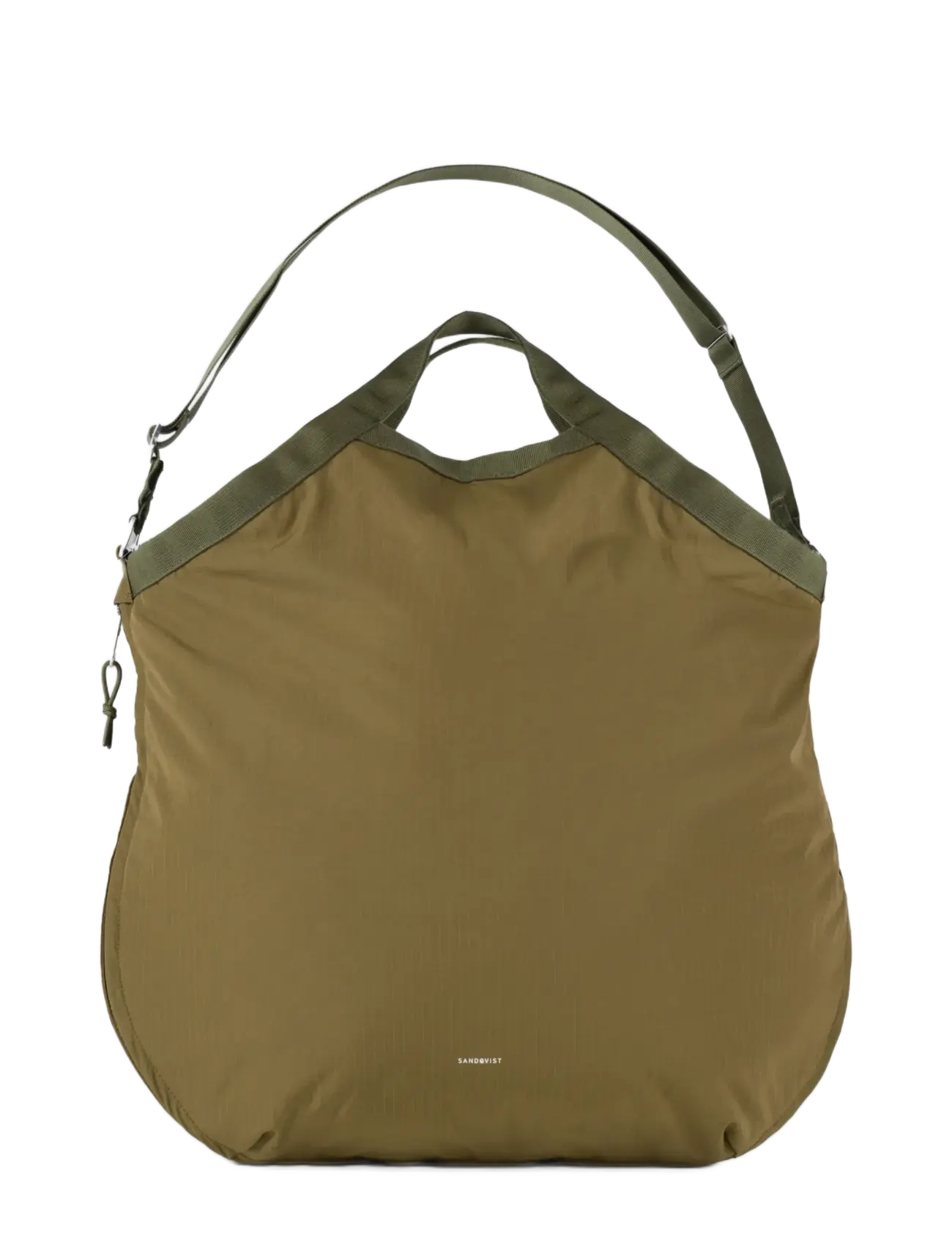 SANDQVIST GRID Expandable Tote Bag - Vesker - OLIVE / khaki/green
