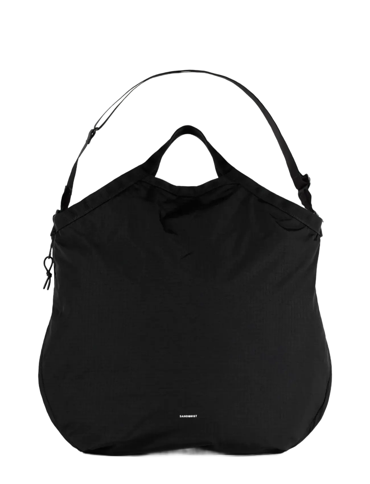 SANDQVIST GRID Expandable Tote Bag - Vesker - BLACK / black