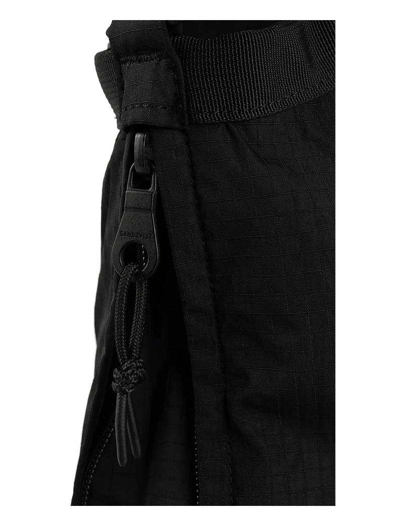 SANDQVIST - GRID Expandable Tote Bag - schultertaschen - black - 1