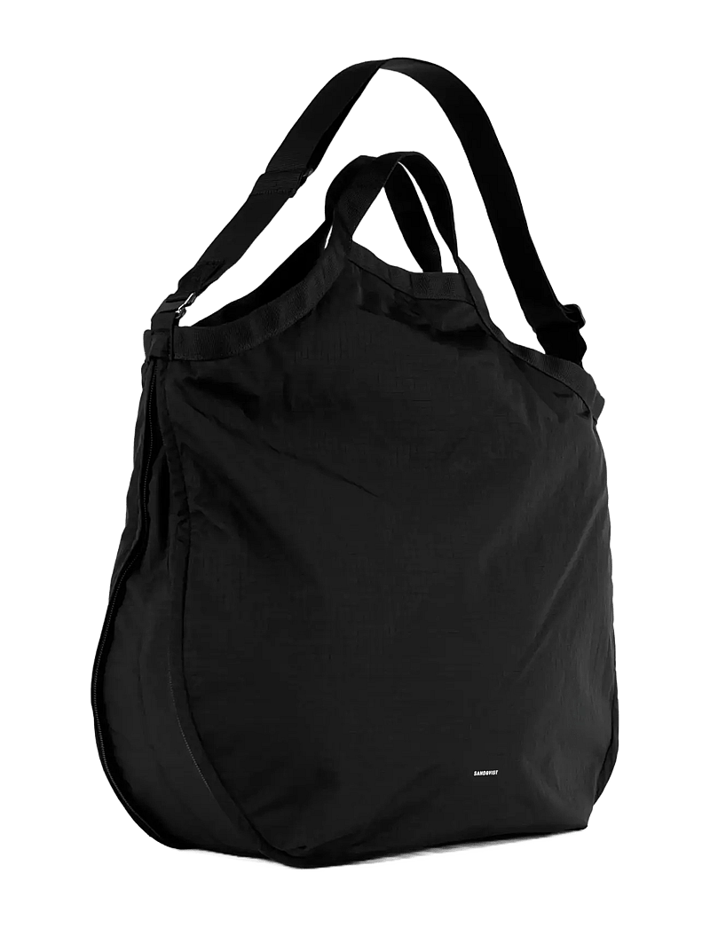SANDQVIST - GRID Expandable Tote Bag - schultertaschen - black - 2