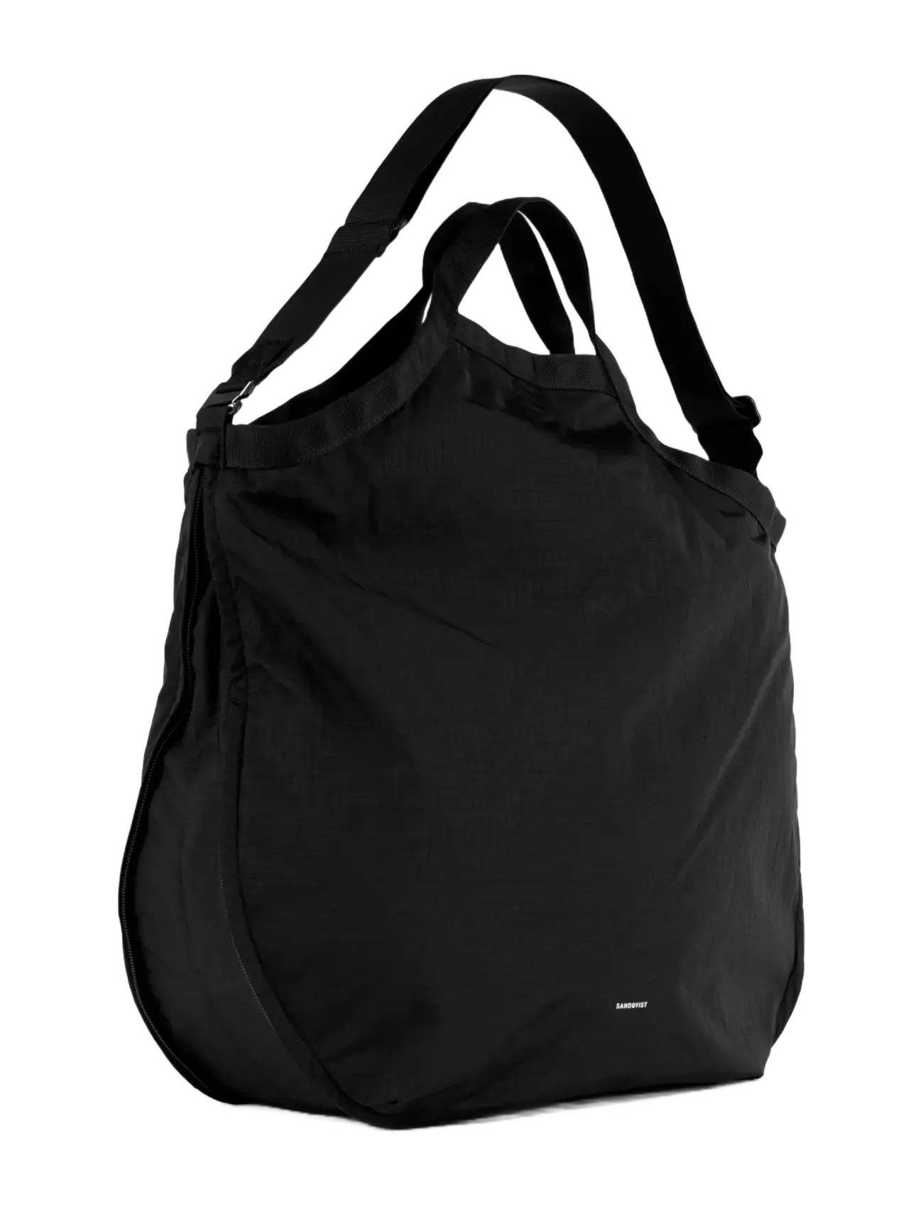 SANDQVIST - GRID Expandable Tote Bag - skuldertasker - black - 2