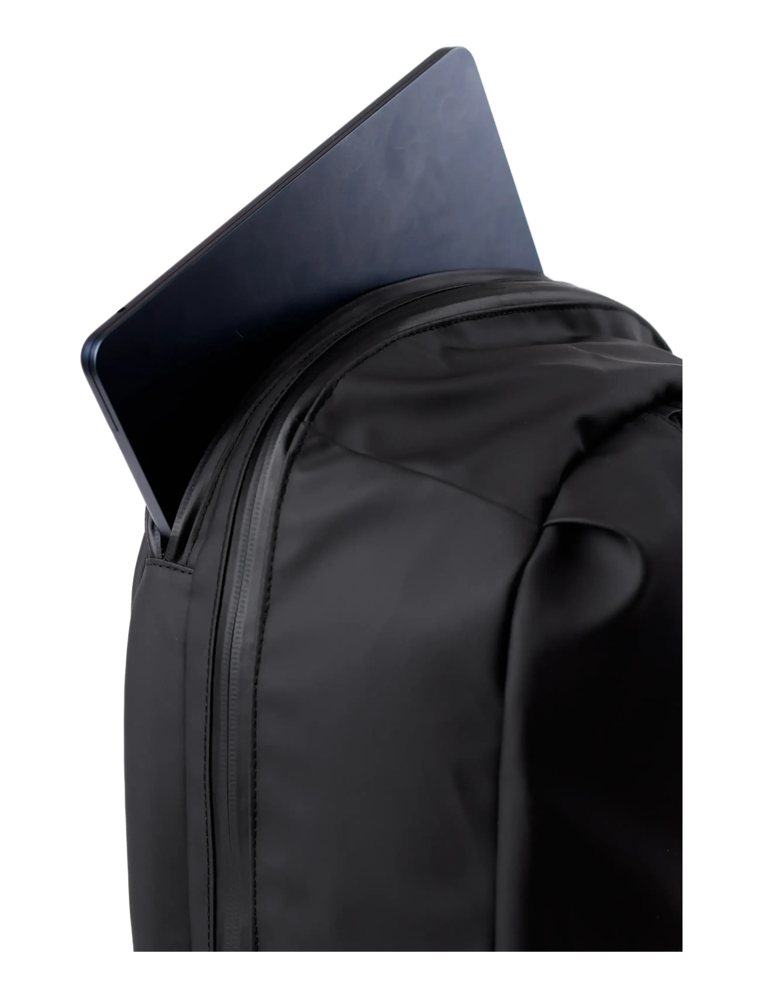 SANDQVIST - STREAM Zipper Backpack 16" - inteligentne plecaki - black - 1