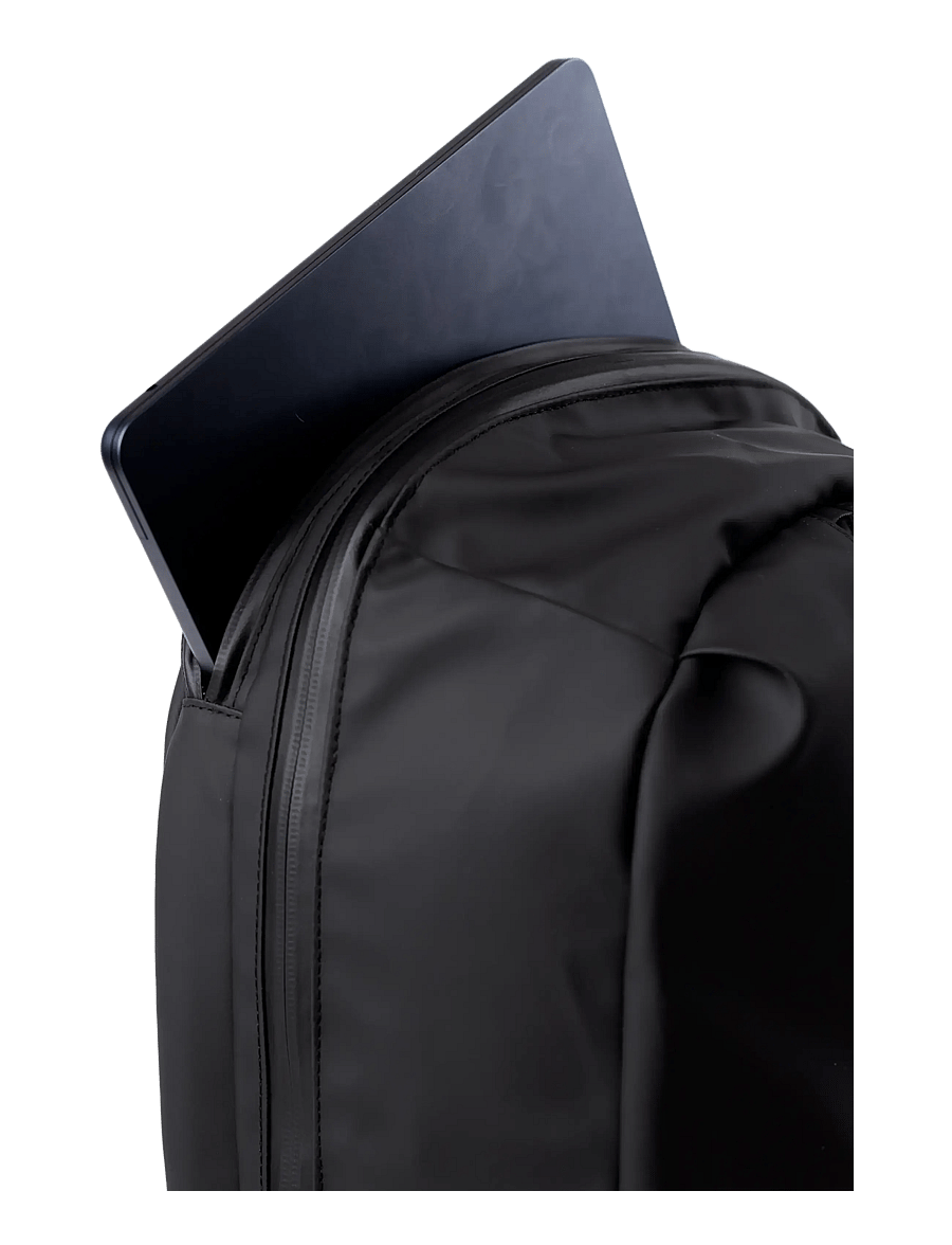SANDQVIST - STREAM Zipper Backpack 16" - inteligentne plecaki - black - 1