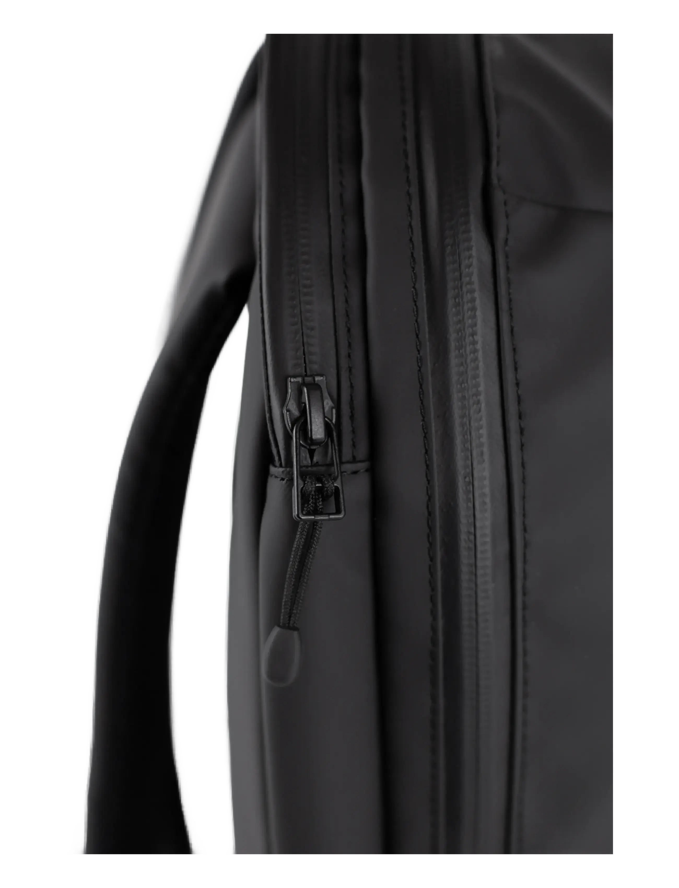 SANDQVIST - STREAM Zipper Backpack 16" - inteligentne plecaki - black - 2
