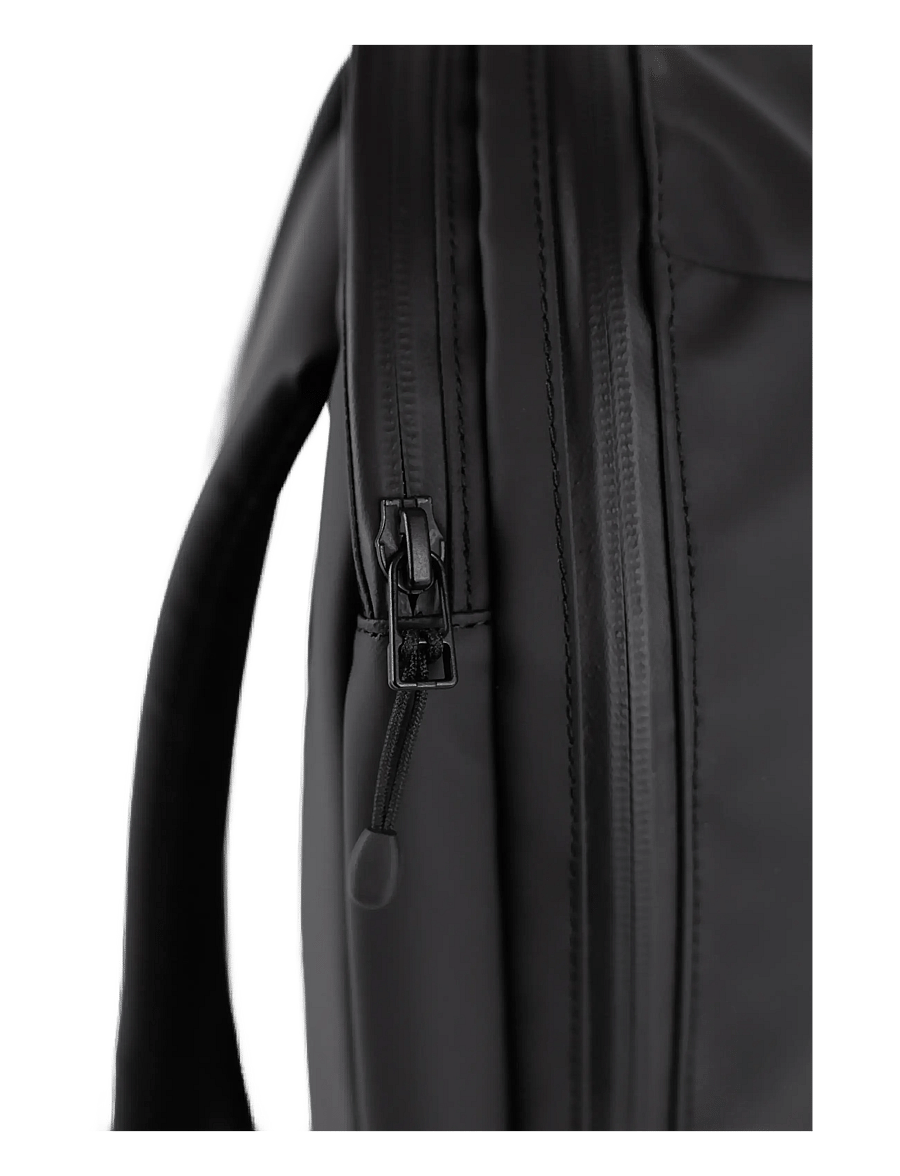 SANDQVIST - STREAM Zipper Backpack 16" - inteligentne plecaki - black - 2