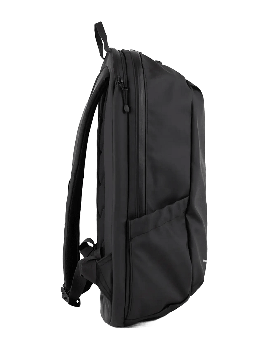 SANDQVIST - STREAM Zipper Backpack 16" - inteligentne plecaki - black - 3