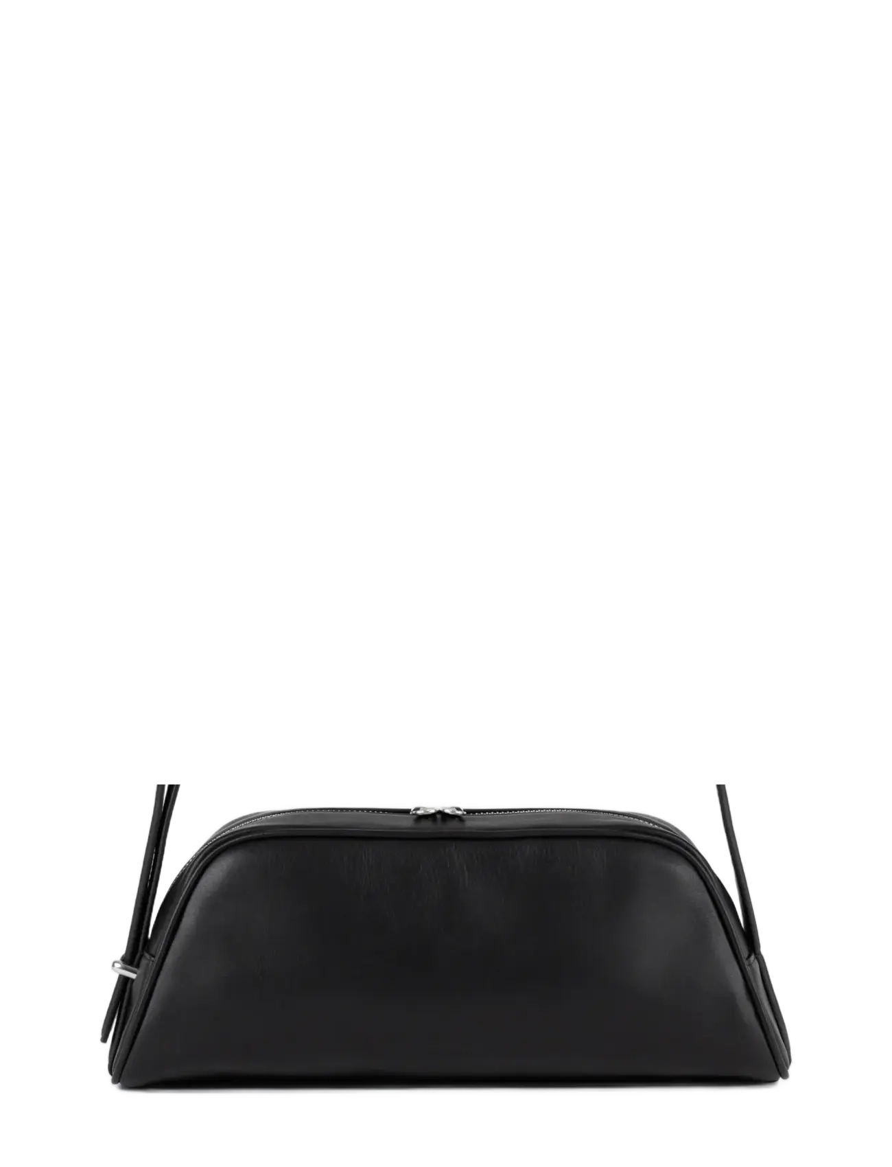 SANDQVIST Leather Baguette Bag, One Size, Black, Tasker > Små Skuldertasker-Crossbody-Tasker, Dame