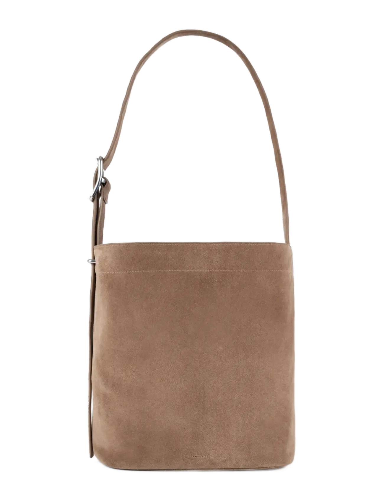SANDQVIST Leather Shopper Bag, Kvinder, Shopper Taske, Brun, Str: ONE SIZE