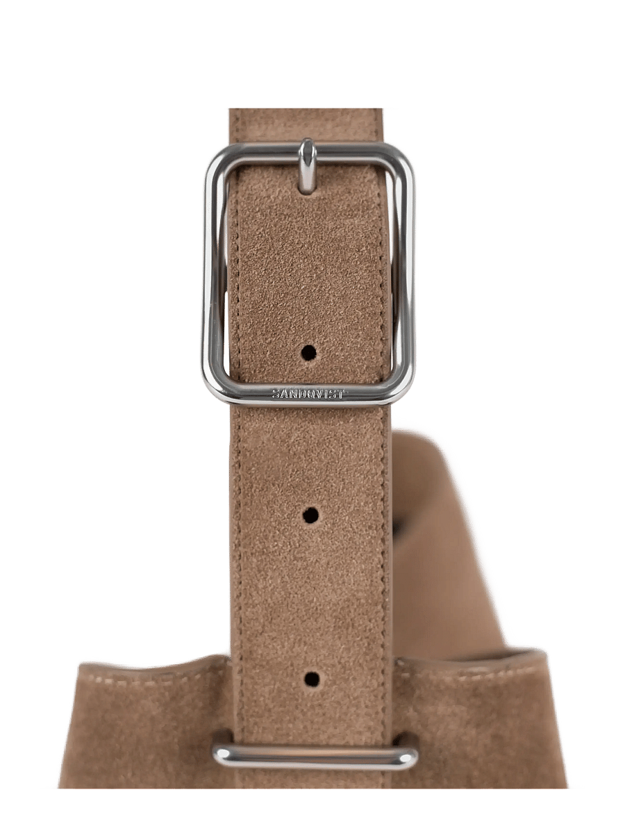 SANDQVIST - LEATHER Shopper Bag - taupe - 3