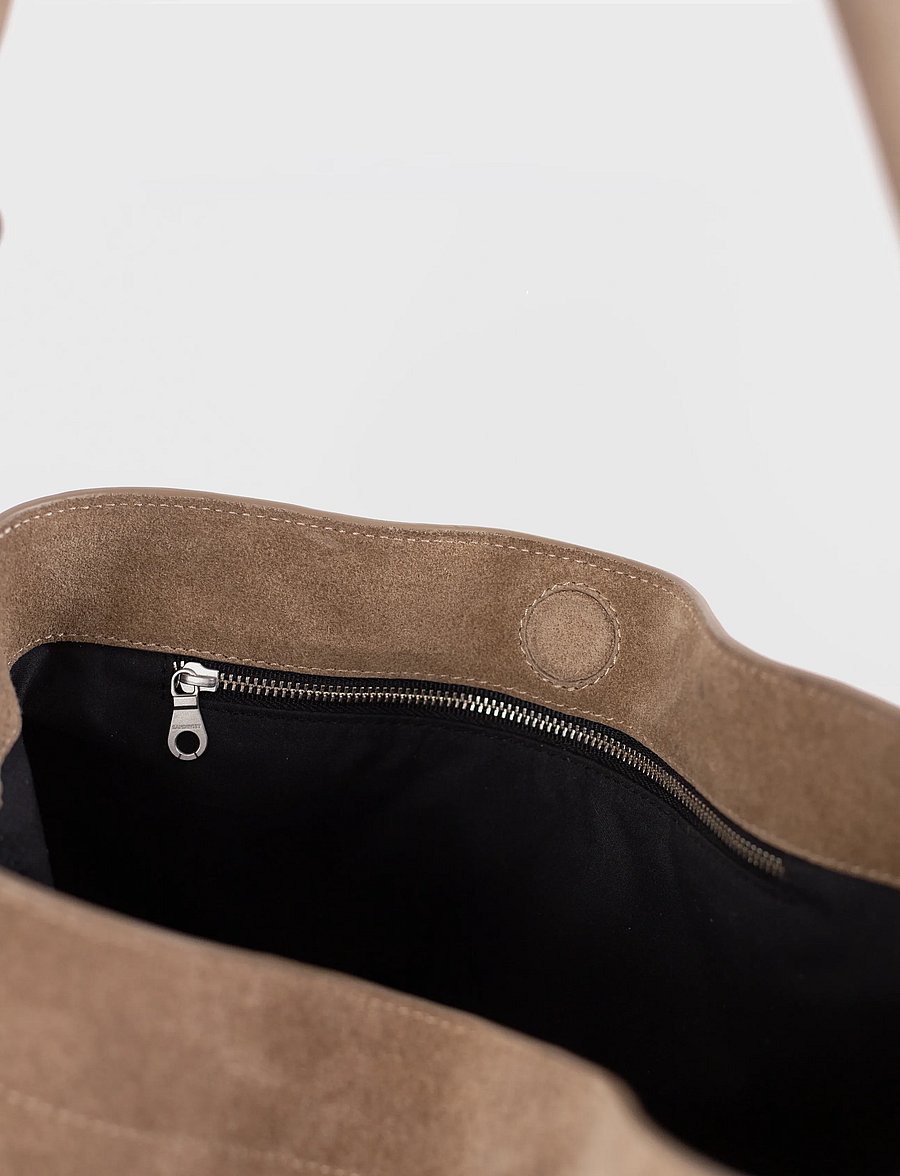 SANDQVIST - LEATHER Shopper Bag - taupe - 4