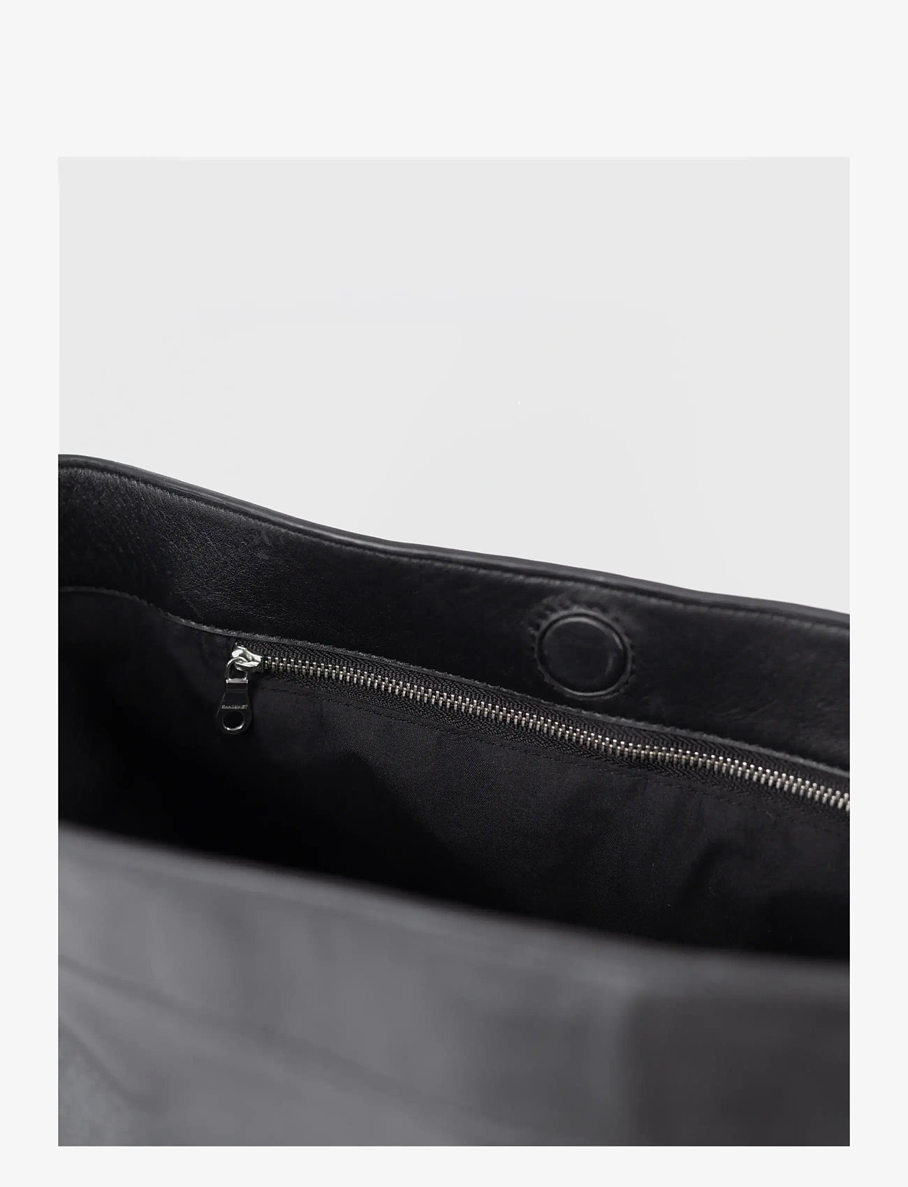 SANDQVIST - LEATHER Shopper Bag - black - 3