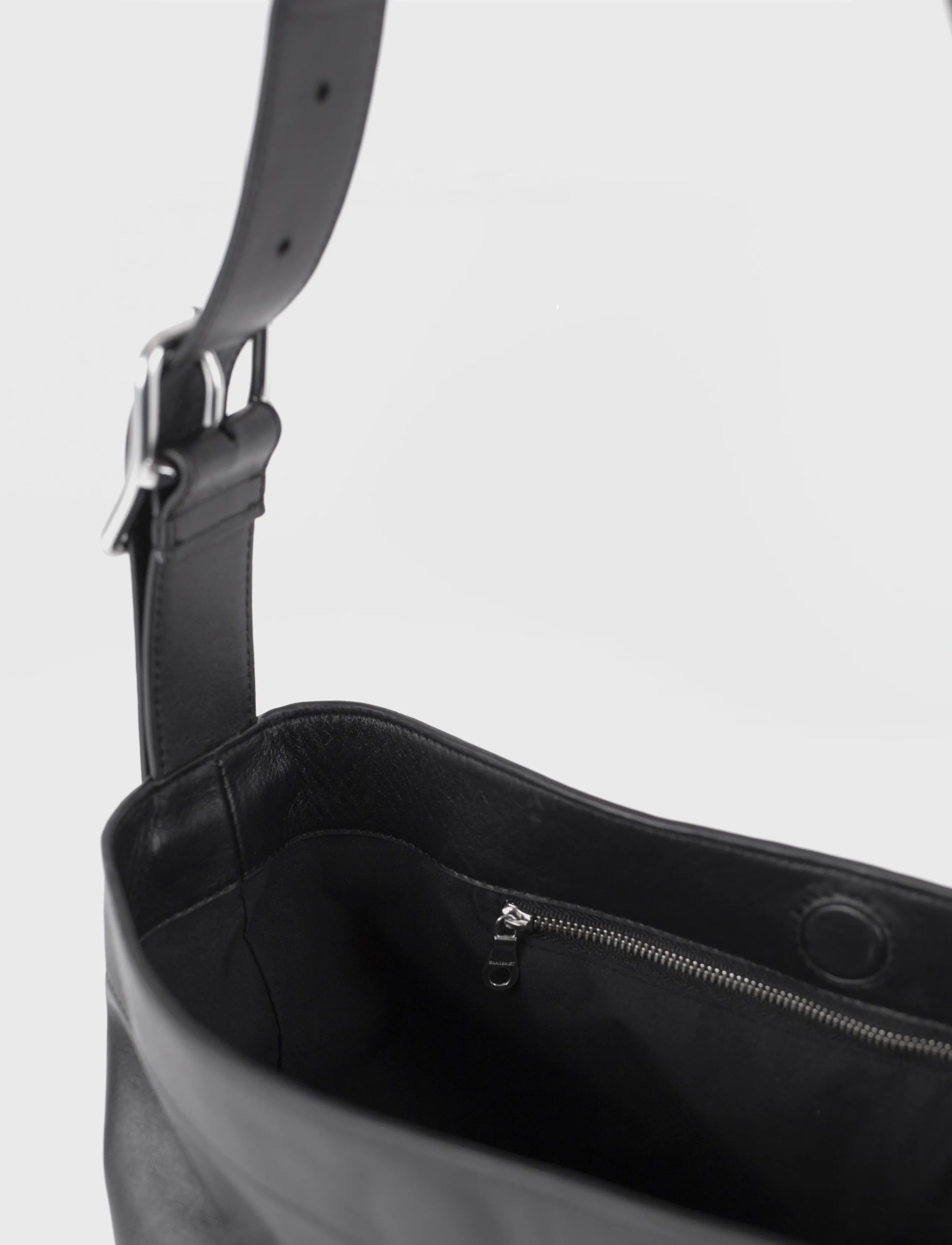 SANDQVIST - LEATHER Shopper Bag - black - 5