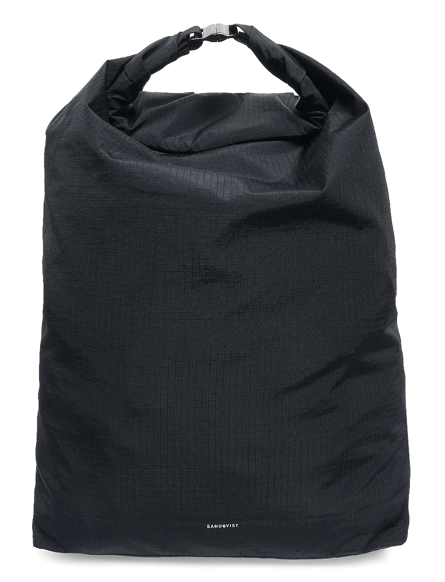 SANDQVIST - GRID Rolltop Backpack 14" - rucksäcke mit rollverschluss - black - 0