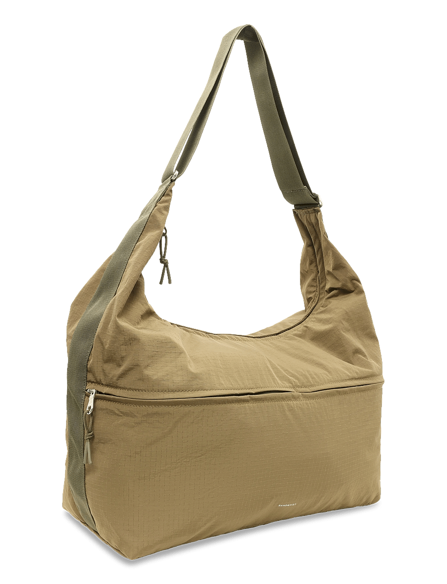 SANDQVIST - GRID Shoulder Bag - Õlakotid - olive - 2