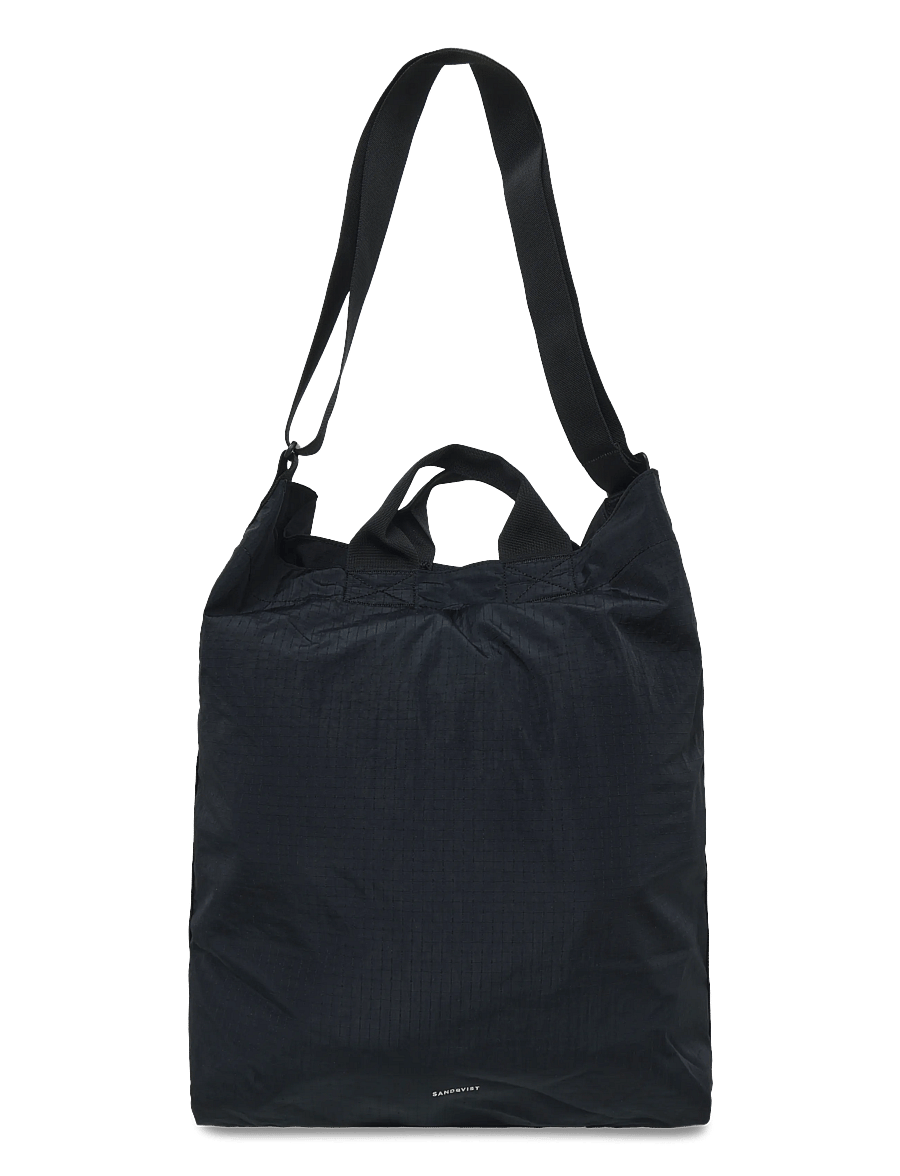 SANDQVIST - GRID Shopper Bag - shoppers - black - 0