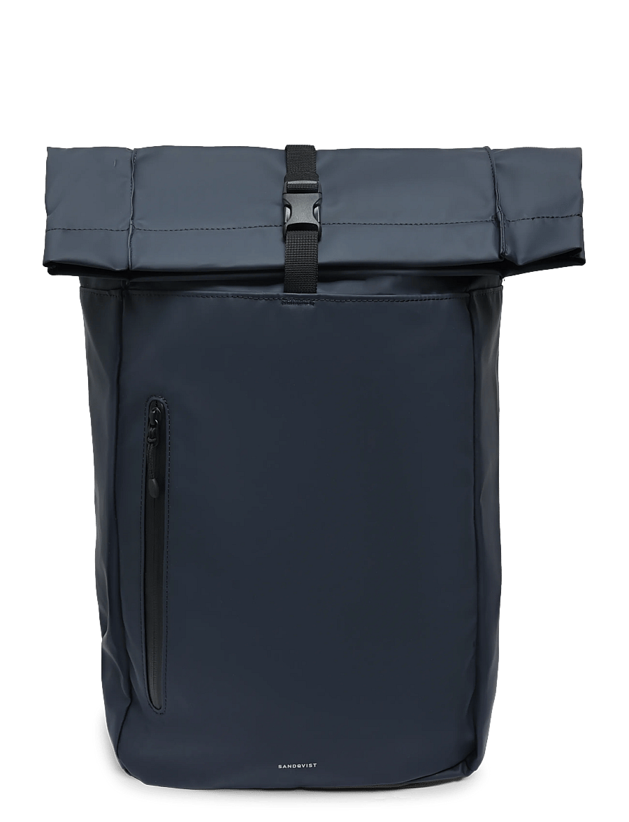 SANDQVIST - STREAM Rolltop Backpack 14" - rucksäcke mit rollverschluss - navy - 0