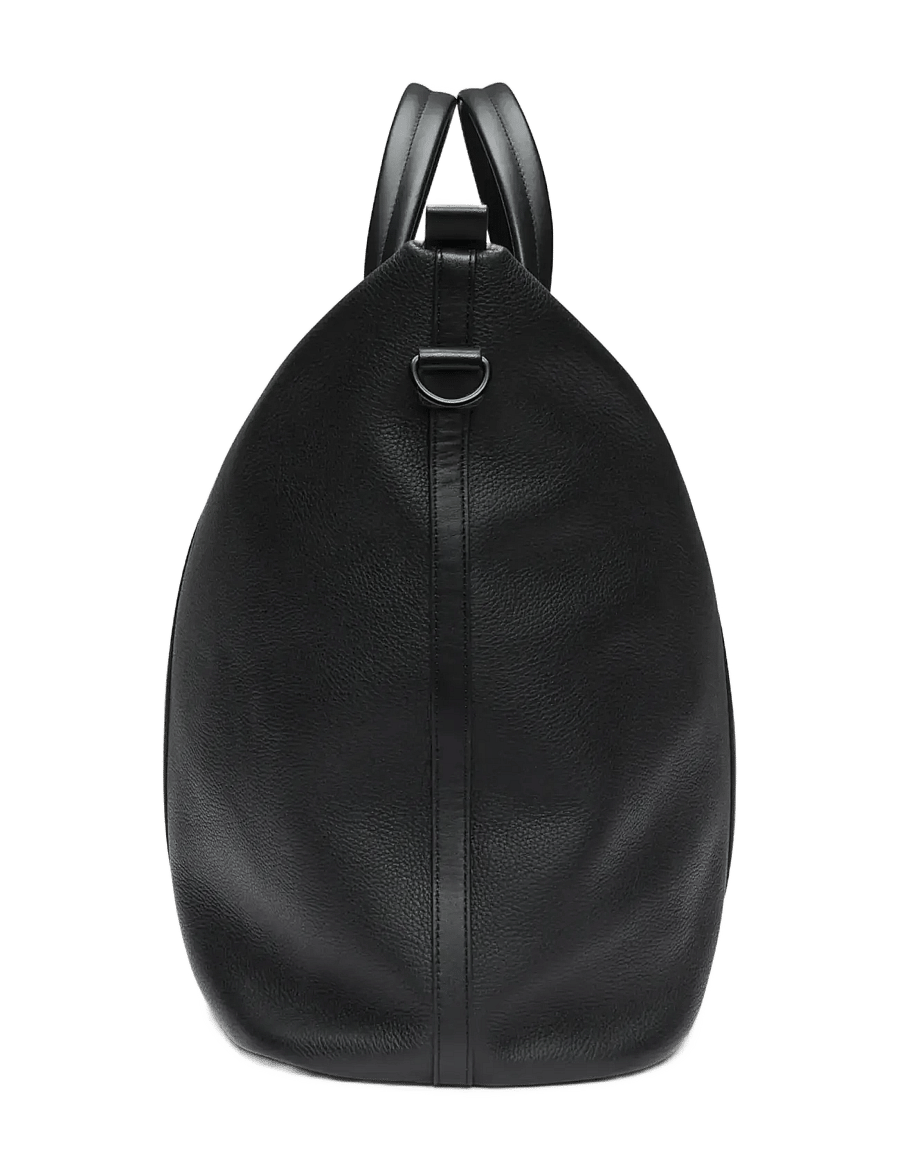 SANDQVIST - LEATHER Weekender - weekend bags - black - 1