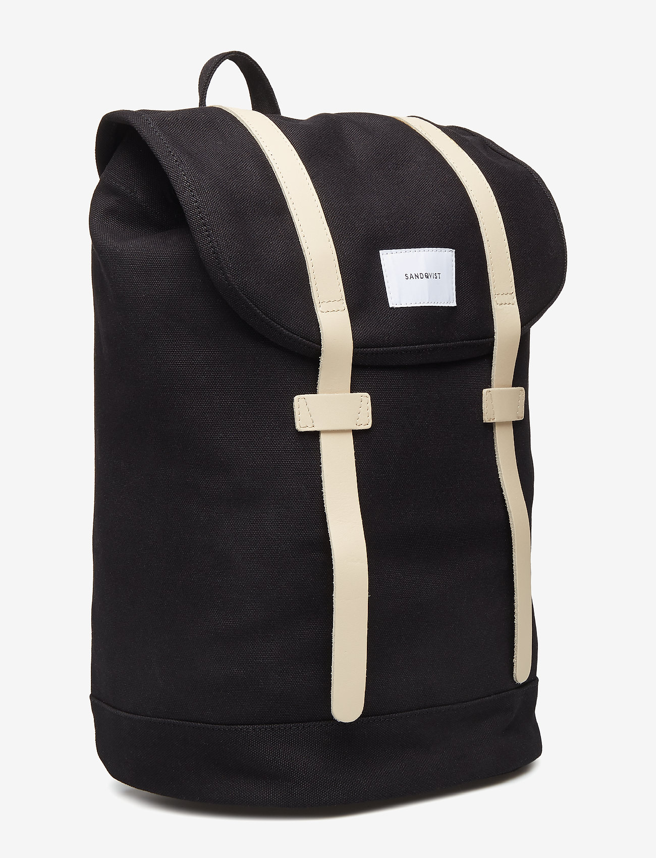 SANDQVIST - STIG - black w/ natural leather - 2