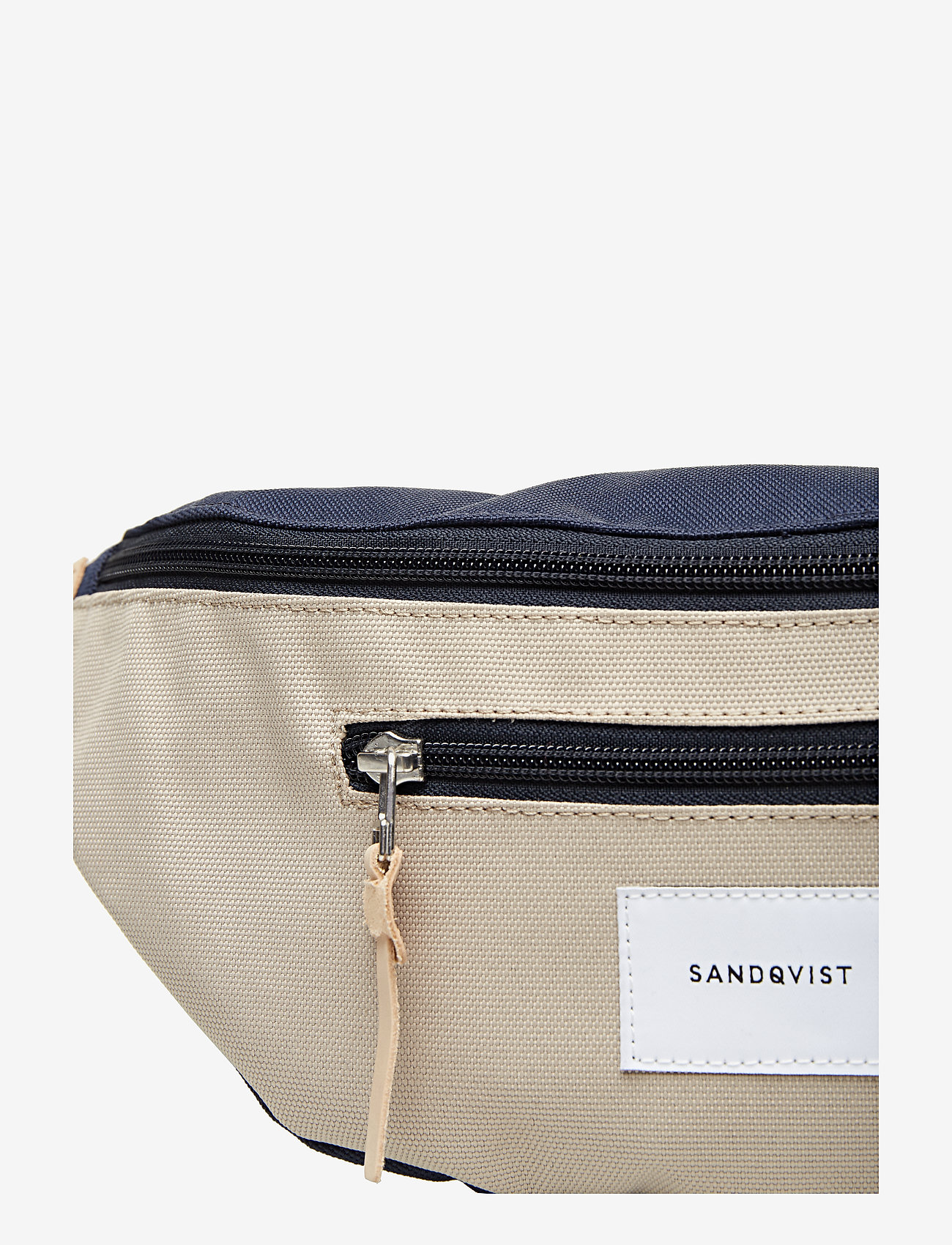 SANDQVIST - ASTE - multi beige/blue with natural leather - 4
