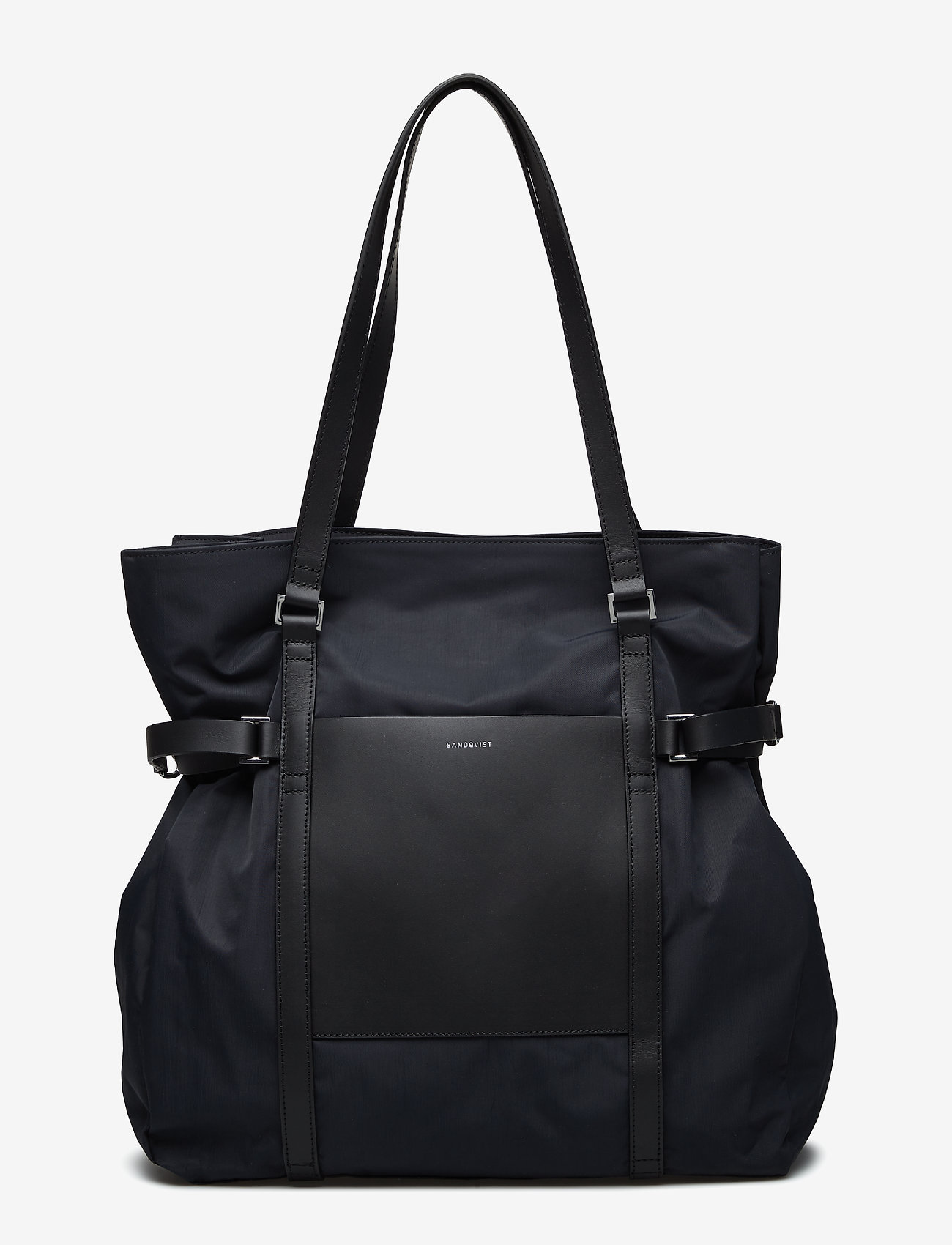 BLACK WITH BLACK LEATHER