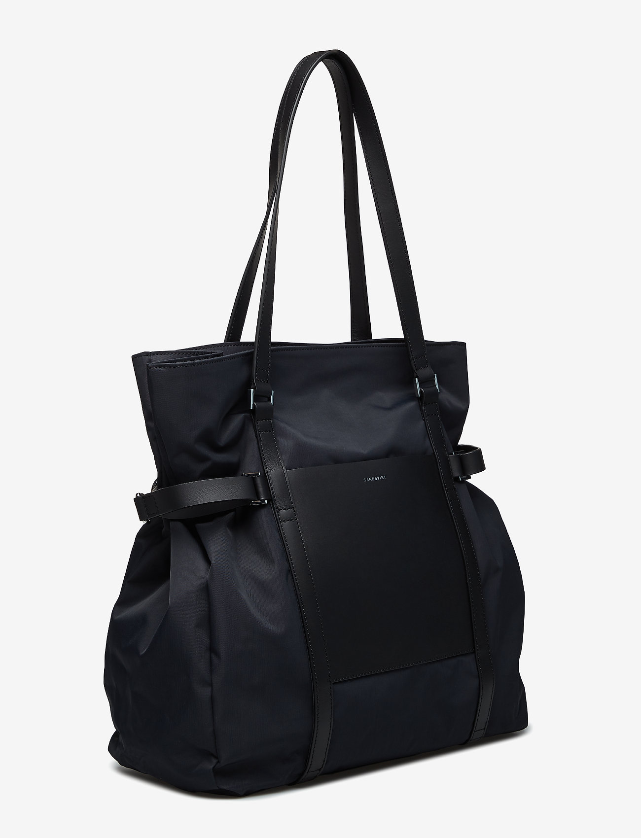 SANDQVIST - THEA - black with black leather - 4