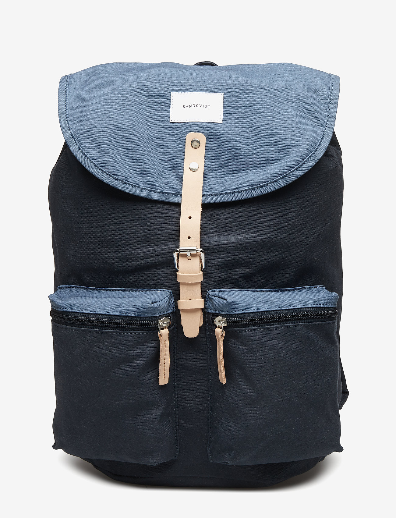 ROALD - MULTI BLUE / DUSTY BLUE WITH NATURAL LEATHER