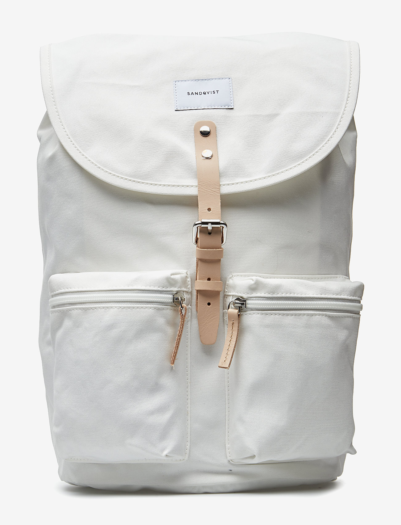 SANDQVIST - ROALD - off white with natural leather - 0