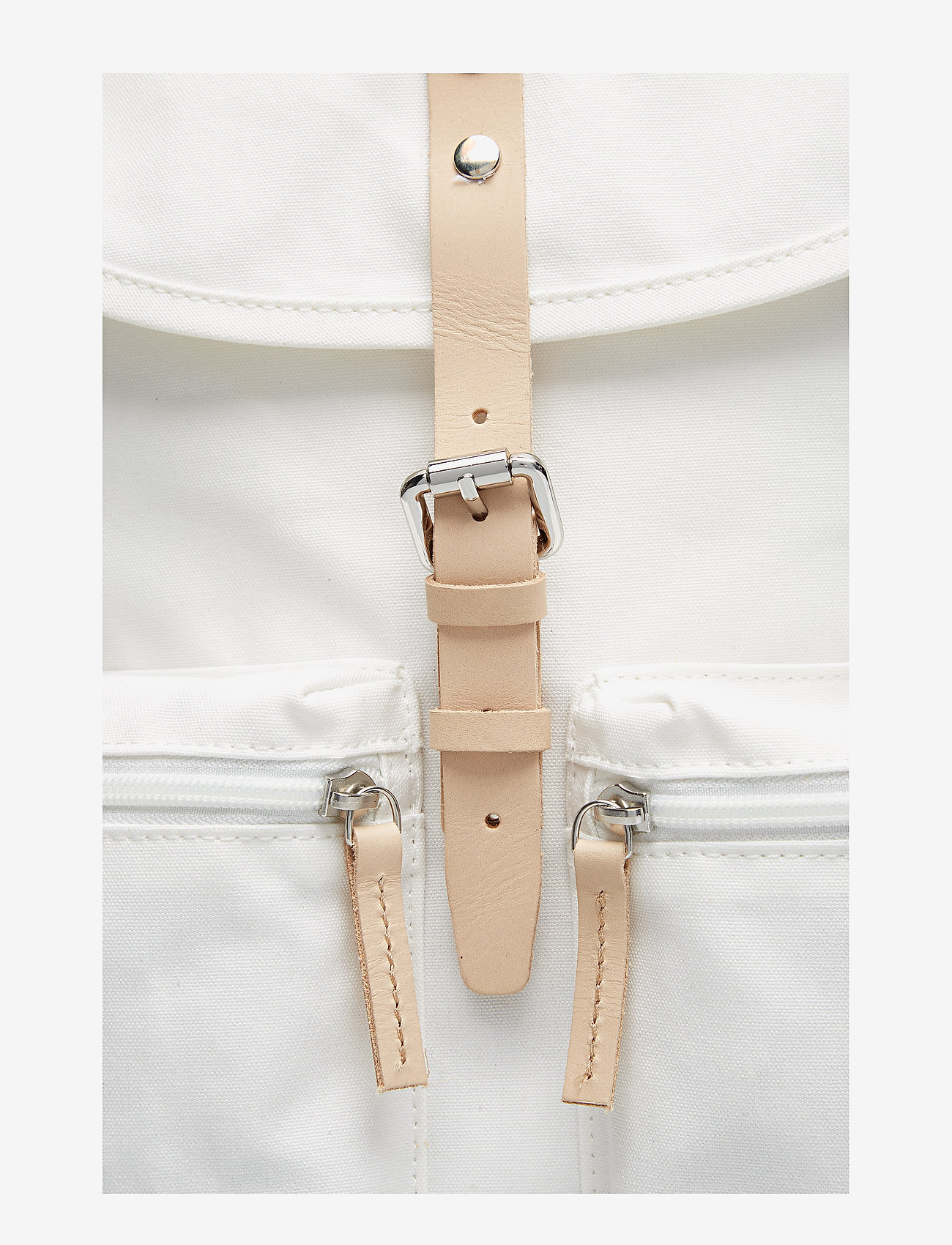 SANDQVIST - ROALD - off white with natural leather - 3