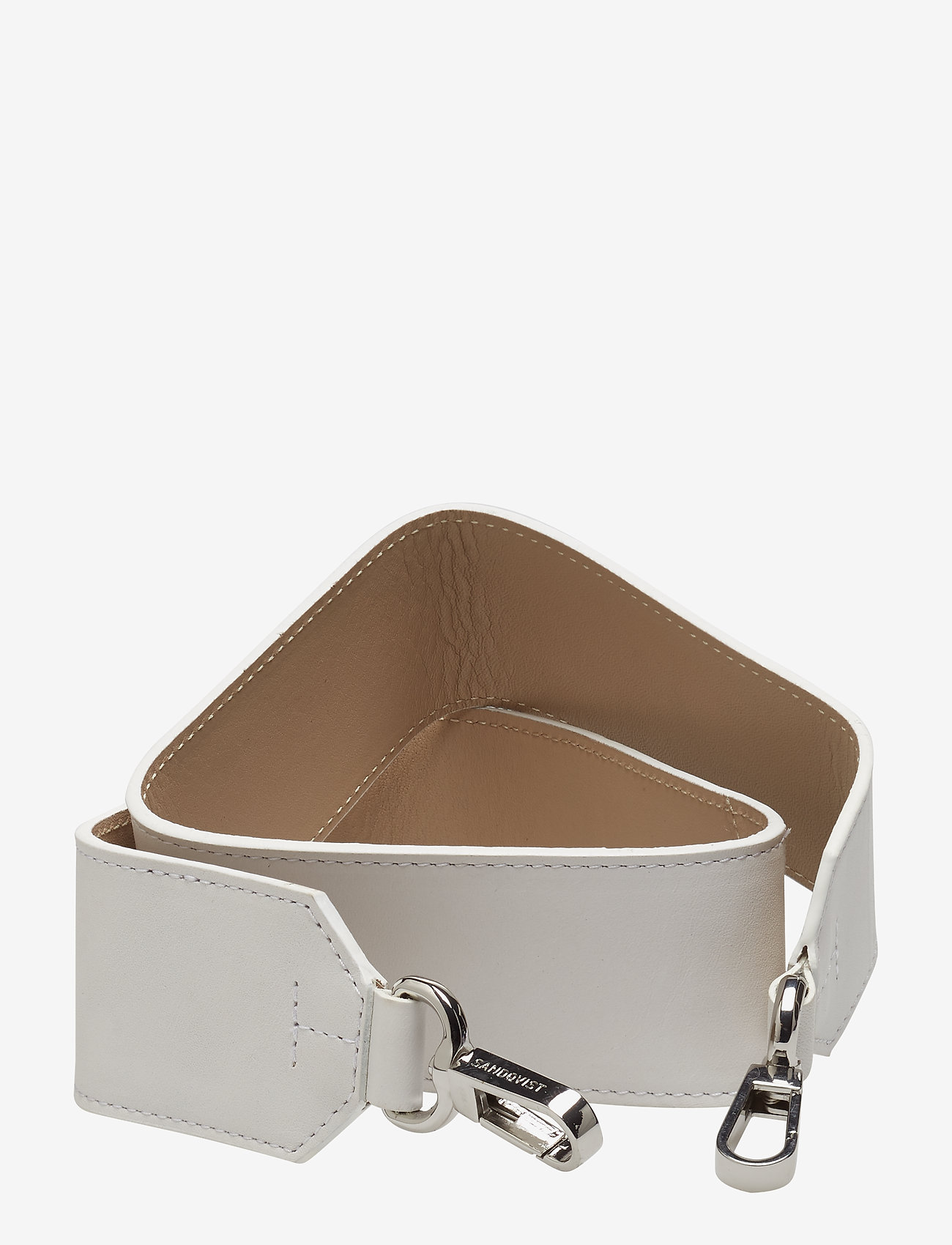 SANDQVIST - SHOULDER STRAP LEATHER - white/beige - 0