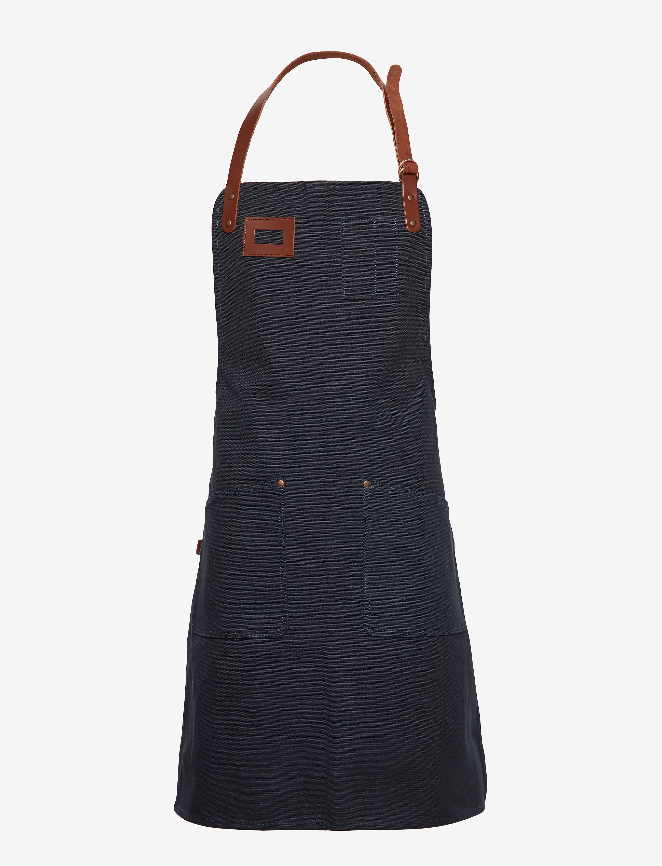 NAVY WITH COGNAC BROWN LEATHER