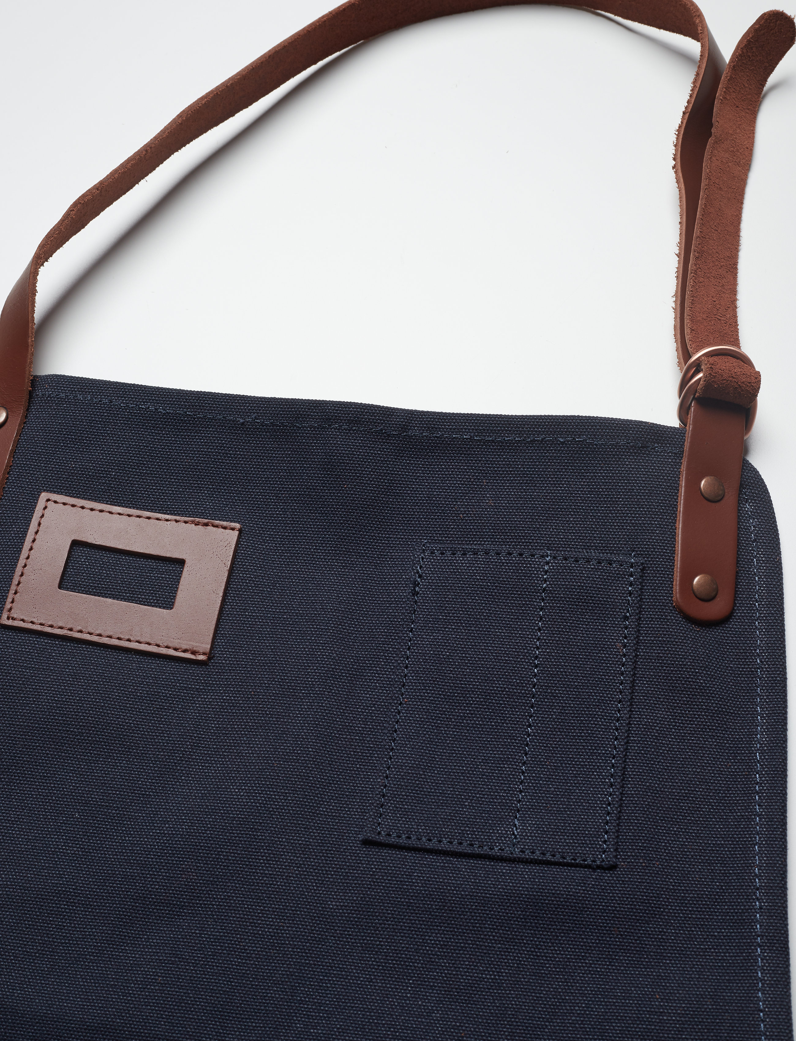 SANDQVIST - EKSTEDT - navy with cognac brown leather - 2