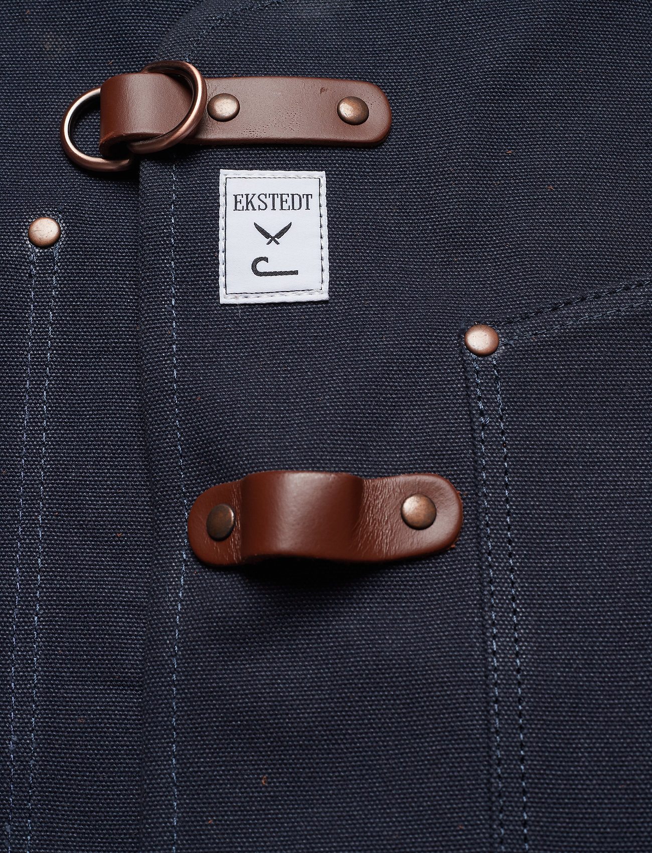 SANDQVIST - EKSTEDT - navy with cognac brown leather - 4