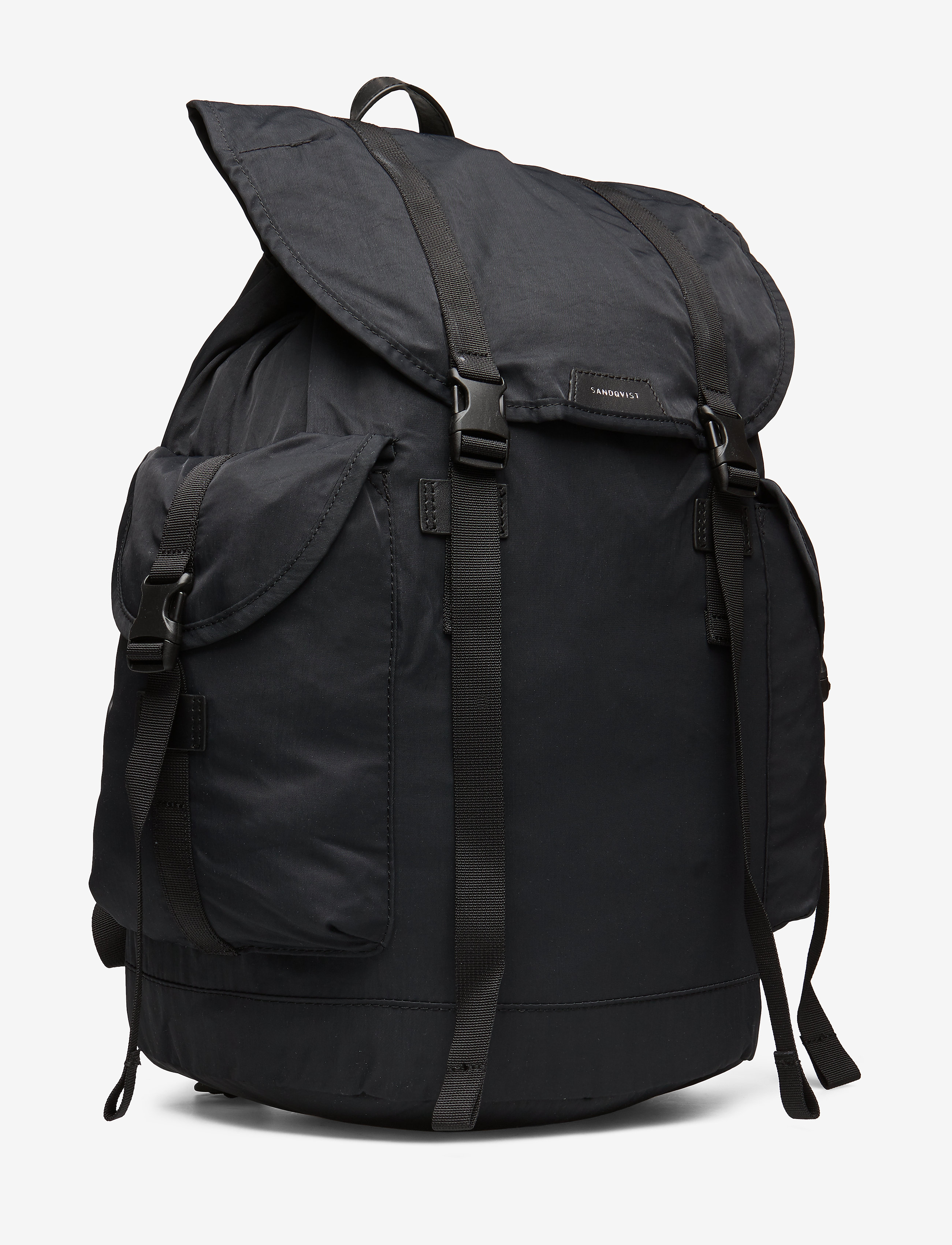 SANDQVIST - CHARLIE - black with black leather - 3