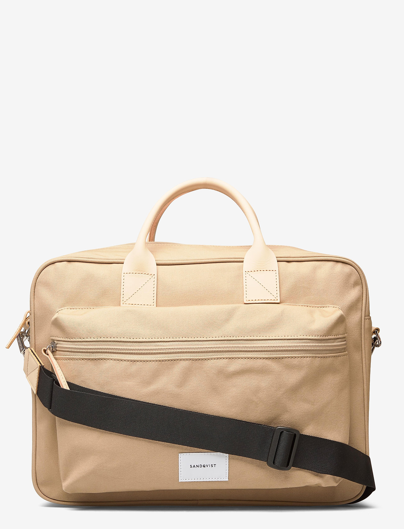 BEIGE WITH NATURAL LEATHER