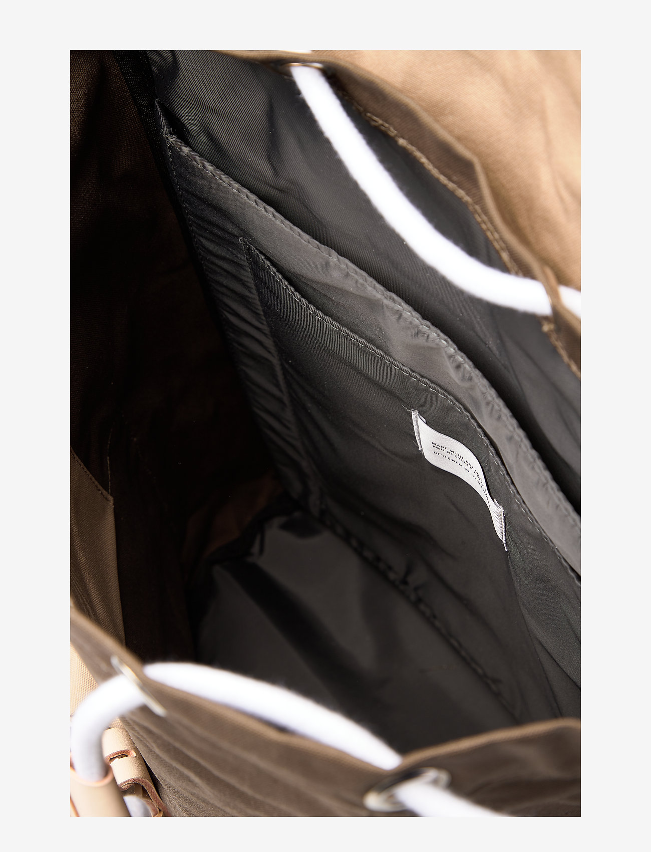 SANDQVIST - ROALD - multi olive / beige with natural leather - 3