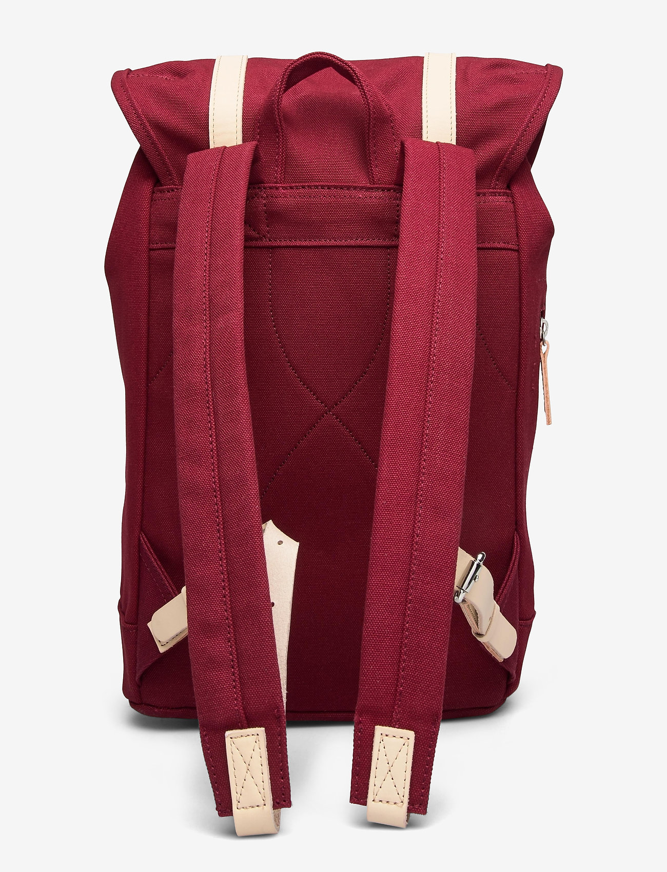 SANDQVIST - STIG - burgundy with natural leather - 1