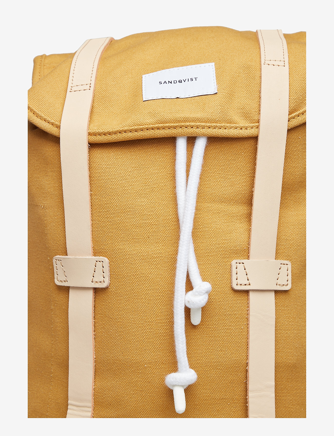 SANDQVIST - STIG - honey yellow with natural leather - 3