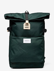ILON - DARK GREEN WITH NATURAL LEATHER