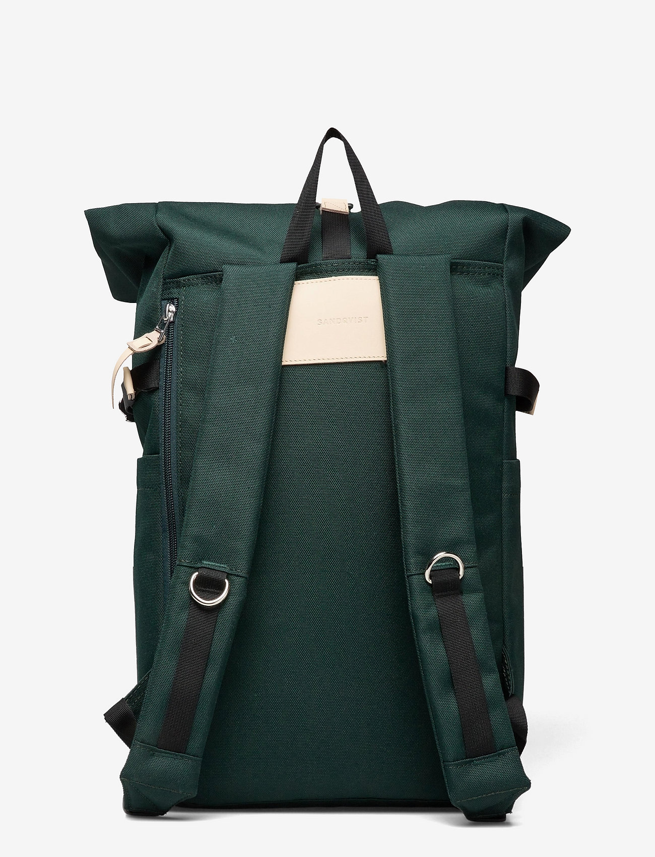 SANDQVIST - ILON - dark green with natural leather - 1