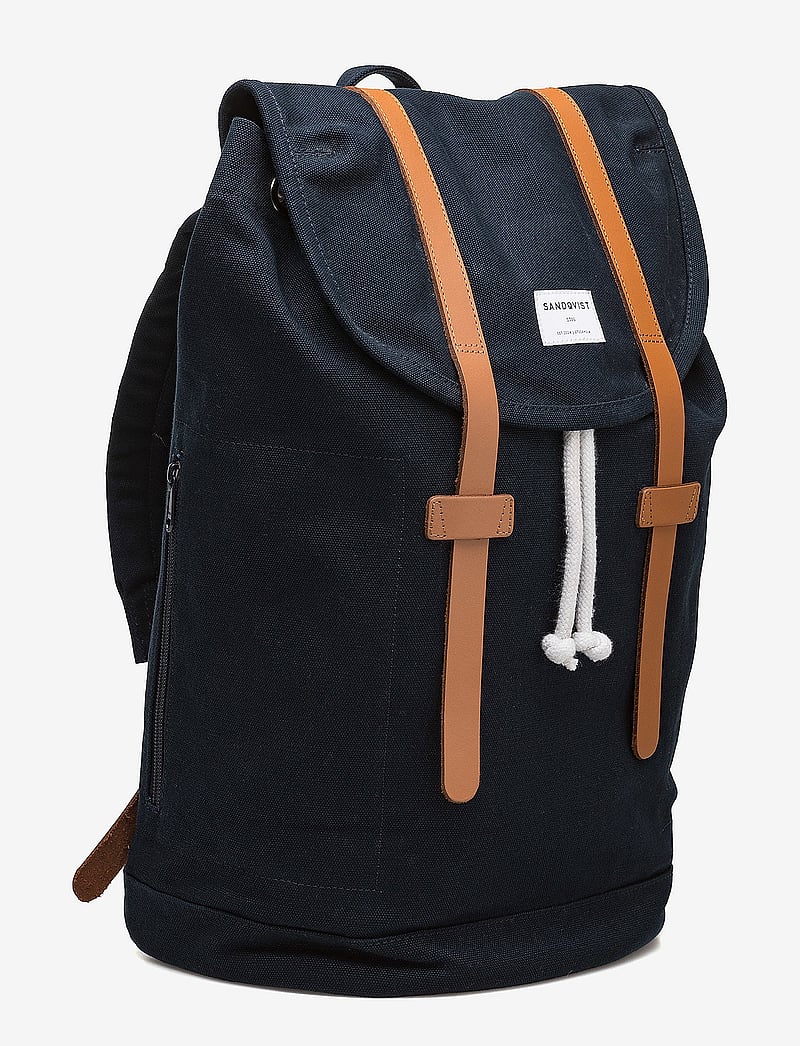 Stig Large Sandqvist Stig Black SANDQVIST Stig Large – Backpacks